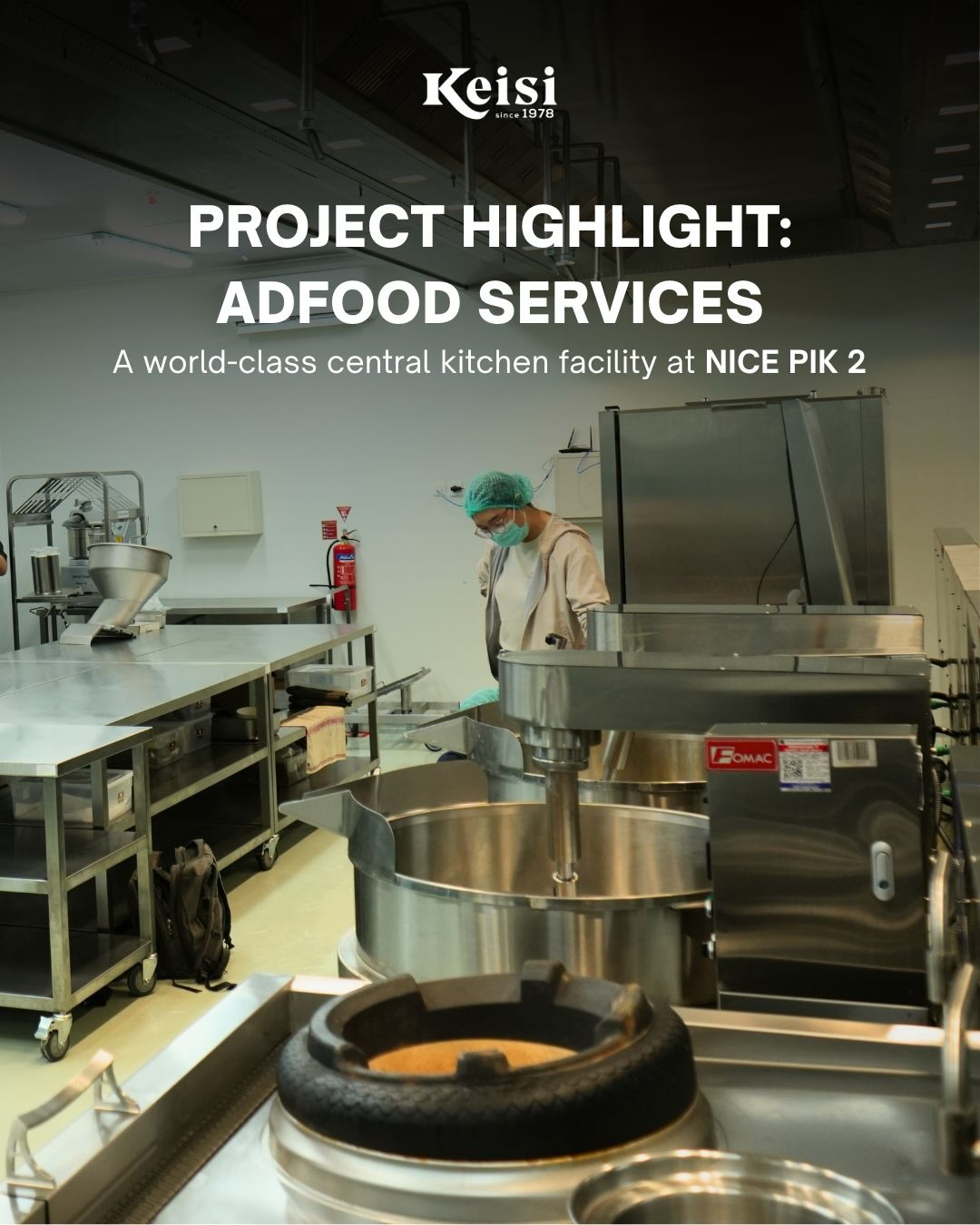 From concept to execution, every detail matters.
This project highlights a world-class central kitchen facility at @nice_indonesia.id, designed to support high-performance operations, strict hygiene standards, and scalable production.
With carefully selected equipment, optimized layouts, and premium fabrication, we help create spaces that work efficiently—day after day.
Because a great kitchen isn’t just built to operate.
It’s built to grow.
Build your vision with Keisi.
#KeisiSince1978 #ProjectHighlight #CentralKitchen #CommercialKitchen #FoodServiceDesign
