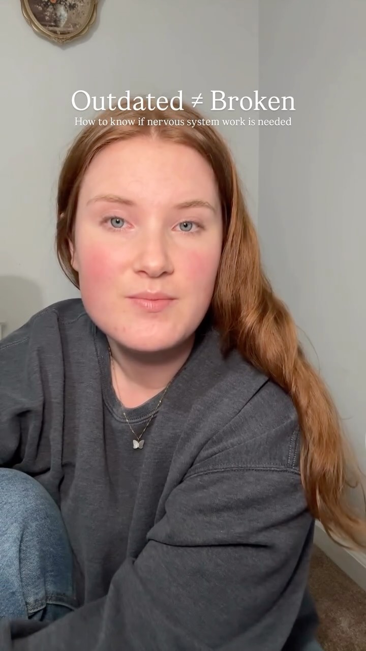 your nervous system is NOT broken. It has protected you and helped you survive every single moment of your life. There may be some updating that needs to take place for you to move forward from past pain and to release the protective strategies that were put in place to help you get through that period of your life, but again…not broken.