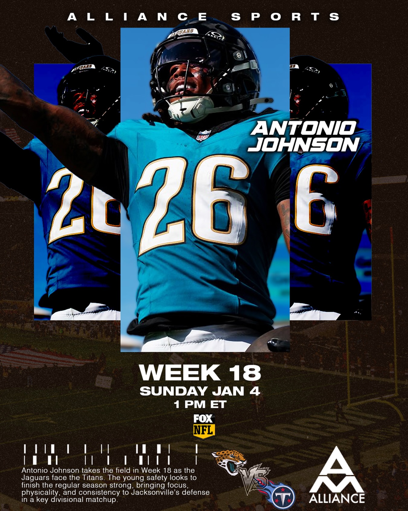 @iamaj2x locked in as the Jaguars close out the regular season in Week 18 π