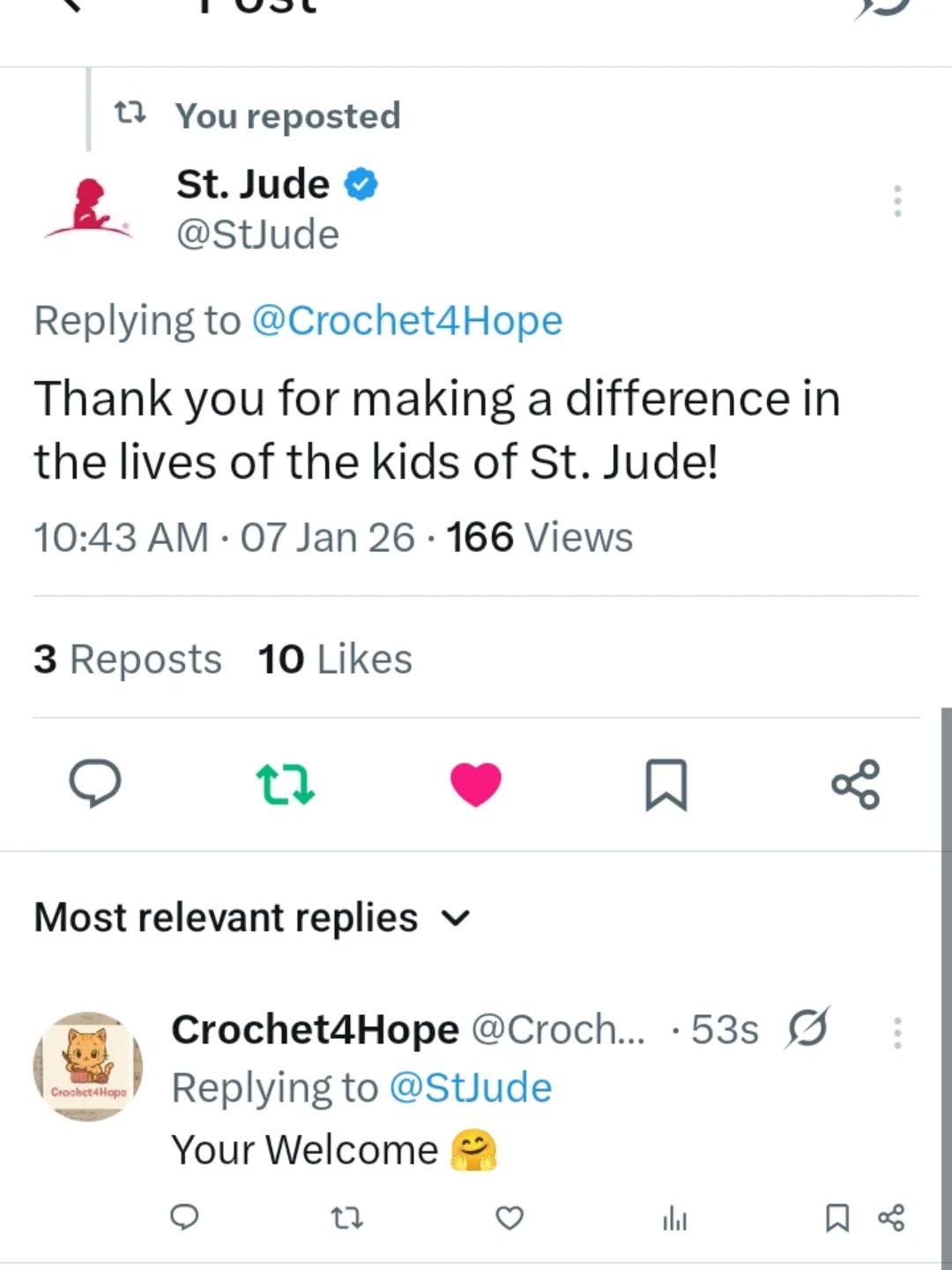 I Support @stjude Helping Them with 10% of sales. #stjudeschildrensresearchhospital #donatenow