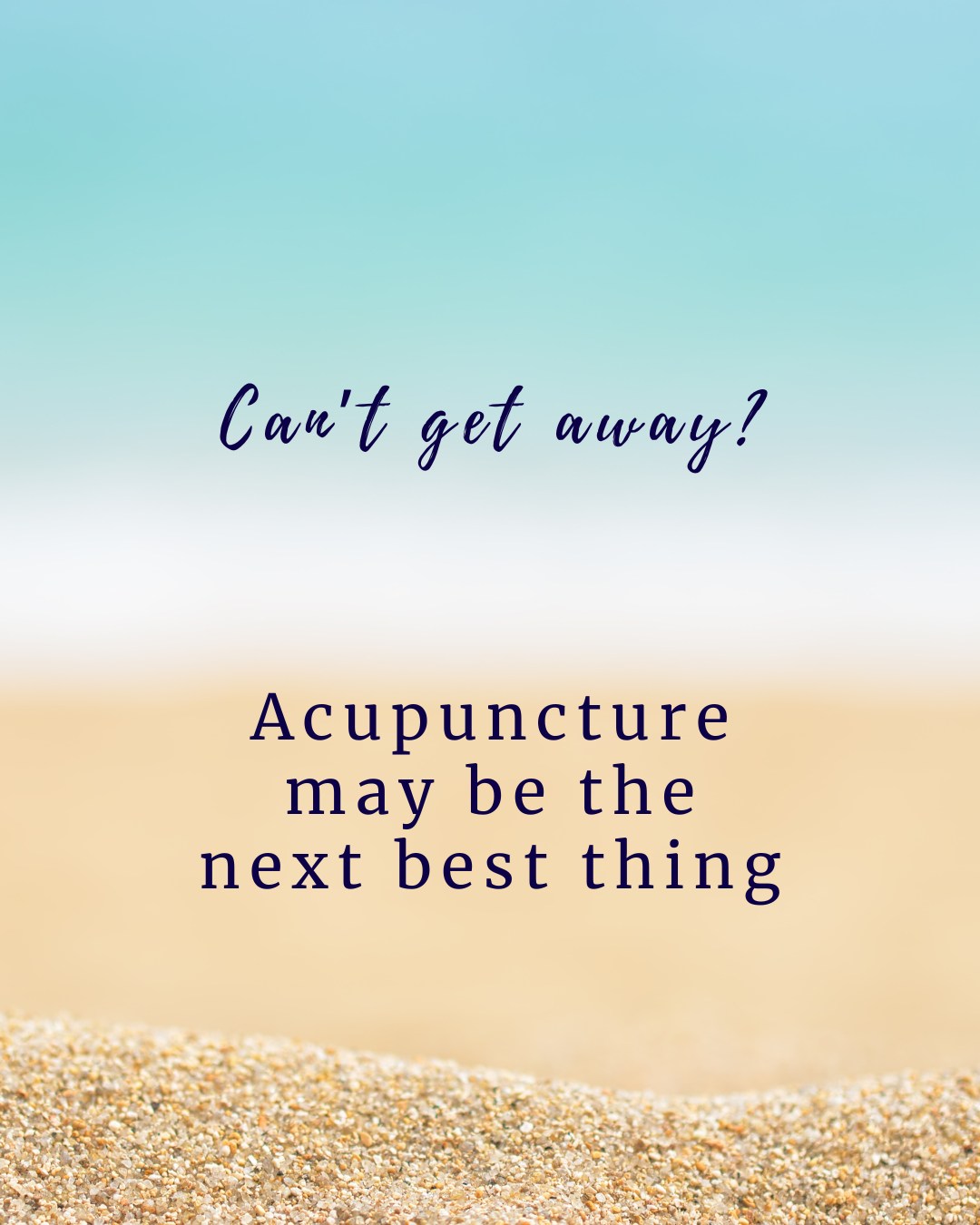 Book your mental getaway at HopeAndHealingAcupuncture.Janeapp.com or HopeAndHealingWinkler.ca.