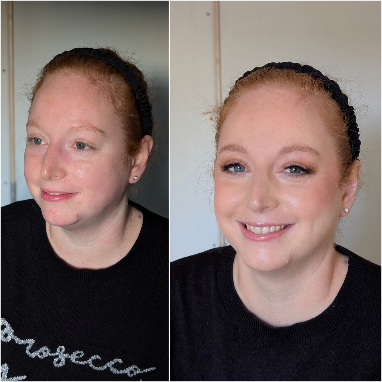 I absolutely love painting Charlotte's lovely face.
Charlotte is a previous Bride of mine, feels like forever ago! She has always booked me for special occasion makeup, which is always such a pleasure to have such a loyal Client who trusts me every time and we always have so much to catch up on. That bond I have with Clients is pretty special.
Gorgeous evened out dewy radiant skin, softly sculpted, groomed brows, a pretty lip that she could easily touch up in between Christmas meal and going out and defined eyes but not too heavy as it was daytime.
Now I am sure Charlotte won't mind me sharing this, and I like to always be honest and help future Clients and Brides, I almost had to give up applying lashes for her. Thankfully we had time on our side! Charlotte had a previous lash lift, which I love this service easy beauty is fab BUT....the way they grow out can make it sometimes impossible or extremely difficult to apply false lashes, whether that's a strip of individual like here. I also had a recent Bride that had a lash lift for the wedding and again I really struggled to apply lashes where some had curled back too much.
So my top advice...
* If you are thinking of lashes then please don't have a lash lift anywhere near your big day or trial I am talking months so the grow out happens well and so you can practice the lash look. I love semi perm lashes (last for up to 3 months), done well (I used to offer them but became allergic to the fume of the glue with my sensitive eyes!) they look incredible and great if you are short on time on the wedding day, or going on honeymoon. Find a tech in your area that offers the style you after, Russian lashes aren't for everyone so soft natural semi perms look the best. Go for a patch test, do not book if you don't have patch tests, and if you can have a test run of them then you can go for a top up for the big day.
* Another top tip is you can have a eyelash tint with a trusted beauty pro, that way if you have very light lashes the tint will get right down to the lash base and give that extra definition, then lashes or mascara can be applied on top
Thanks Charlotte for visiting so glad you loved the makeup