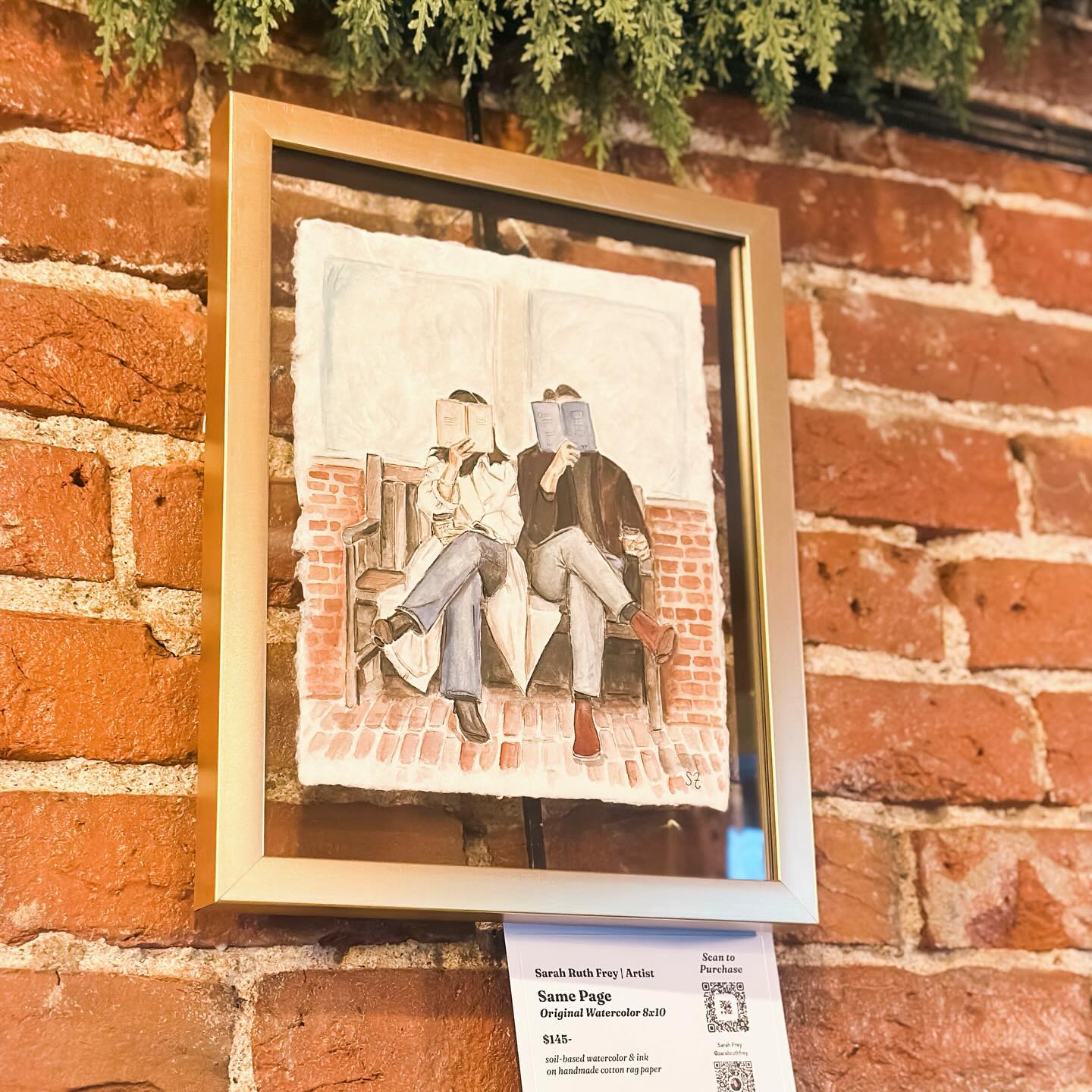 Hi friends! I can’t believe we’re already a third of the way through January. Before the days get away from me, I want to share that my work is on view at Whistle Stop Coffee (Downtown Lees Summit) this month ☕️
It’s a beautiful feeling seeing my work be the background as people gather and go about their daily rituals. If you stop by, I’d love to know!
All works are available for purchase. Simply scan the QR code on the title tag below the painting. If needed, please ask staff for help taking the piece down for you.