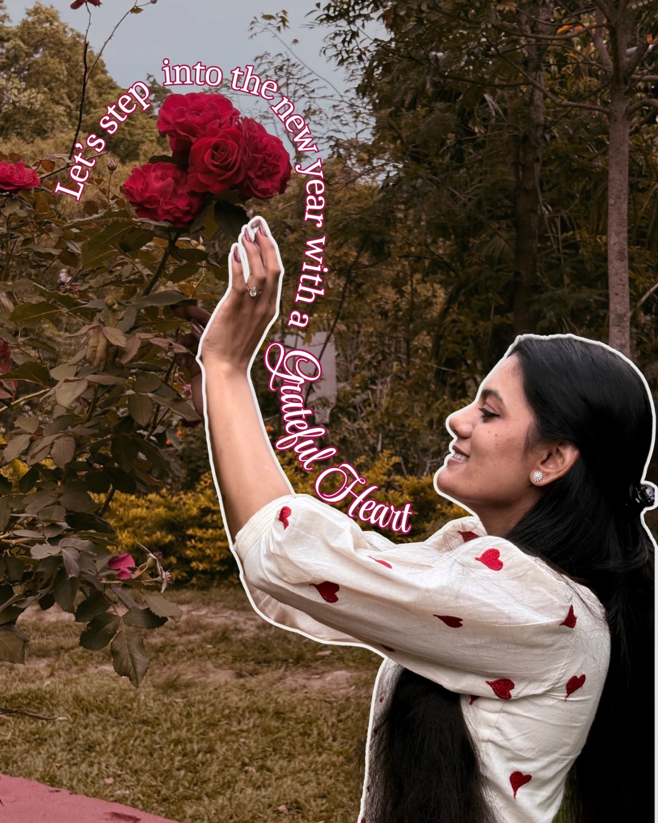 Happy new year my loves!!! Iโm so grateful for each and every moment of 2025!!! So thankful for everyone of you for being a part of my 2025!!! Letโs step into the new year with a grateful heart and have a wonderful year ahead ๐๐๐
Lots of hugs and with love
Sindhu.