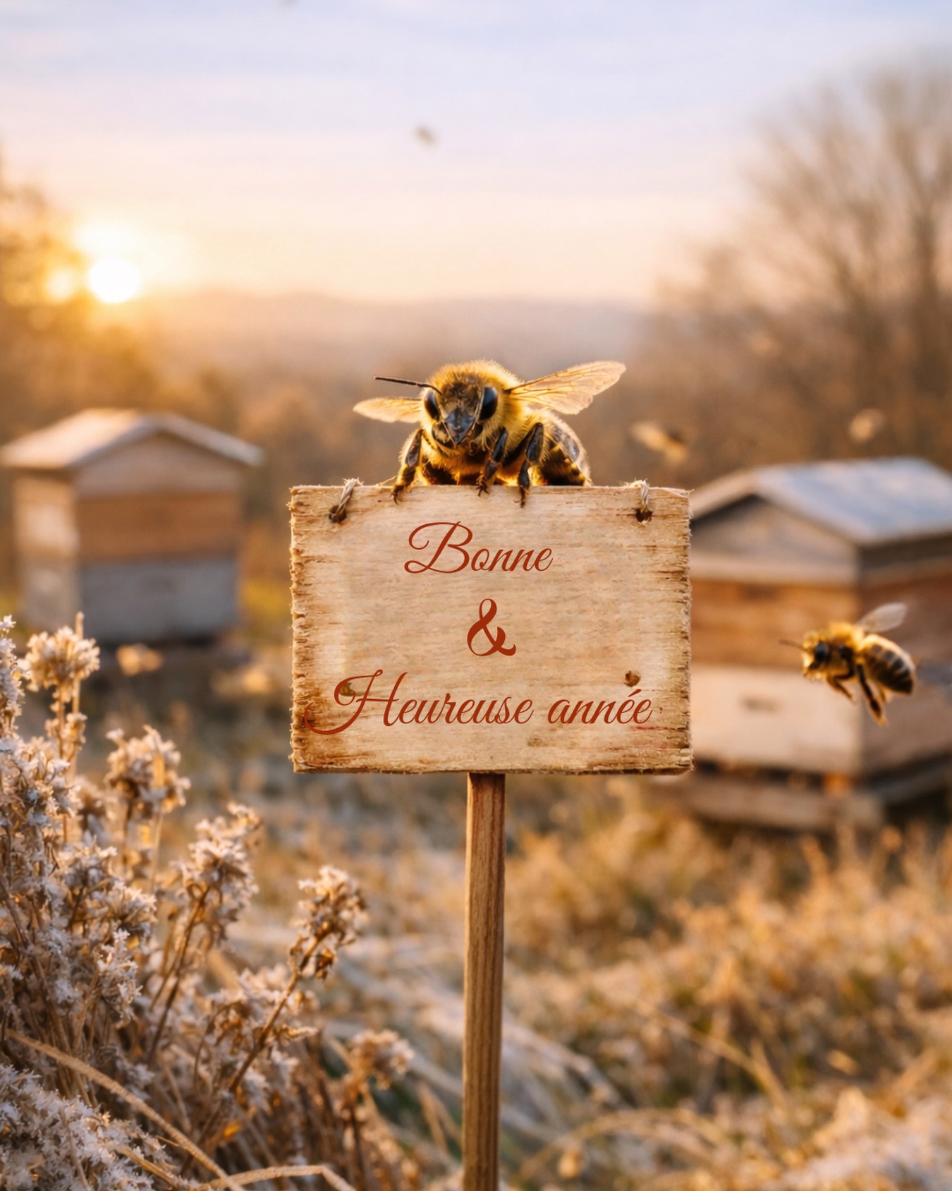 Bonne année 2026 ✨
Je vous souhaite une année pleine de douceur, de petits et grands bonheurs, et surtout davantage de hauts que de bas ! 😊
Que chaque jour vous apporte sourires, chaleur et beaux moments partagés avec ceux que vous aimez.
Merci d’être là, de me suivre et de faire partie de mon aventure 🐝💛🐴🤎🐾♥️🍯