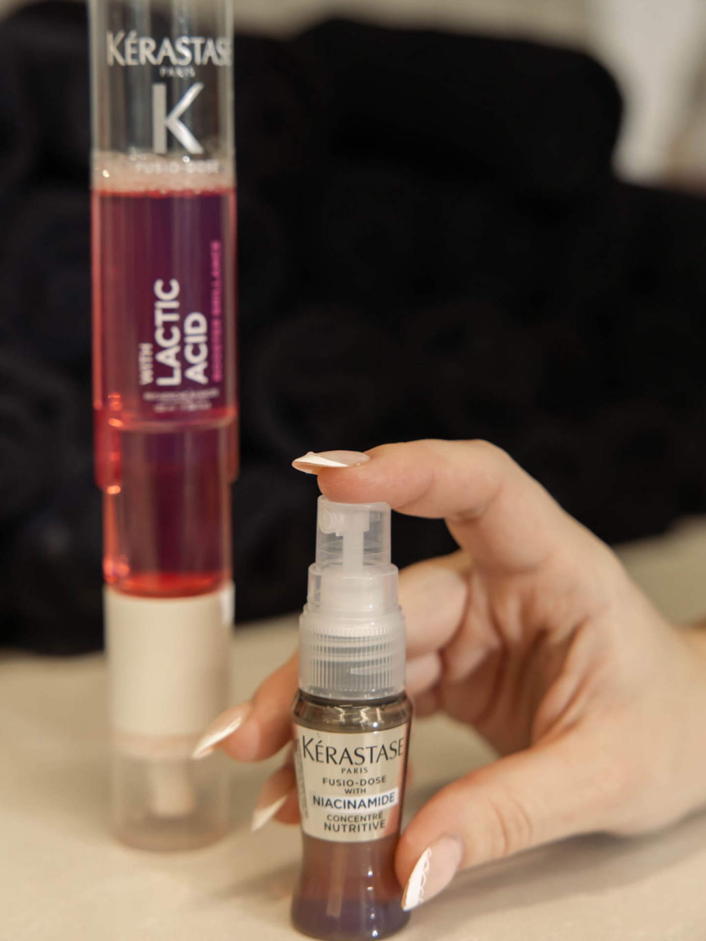 Science Backed Salon Treatments 💇🏼♀️🧬
Kérastase Fusio-Dose is powered by concentrated actives and targeted boosters that penetrate the hair fibre at a molecular level. Mixed fresh at the sink, this personalized treatment addresses your hair’s exact needs repairing, strengthening, or hydrating from the inside out for instantly visible, long-lasting results.
Add onto your next service, link in bio to book!