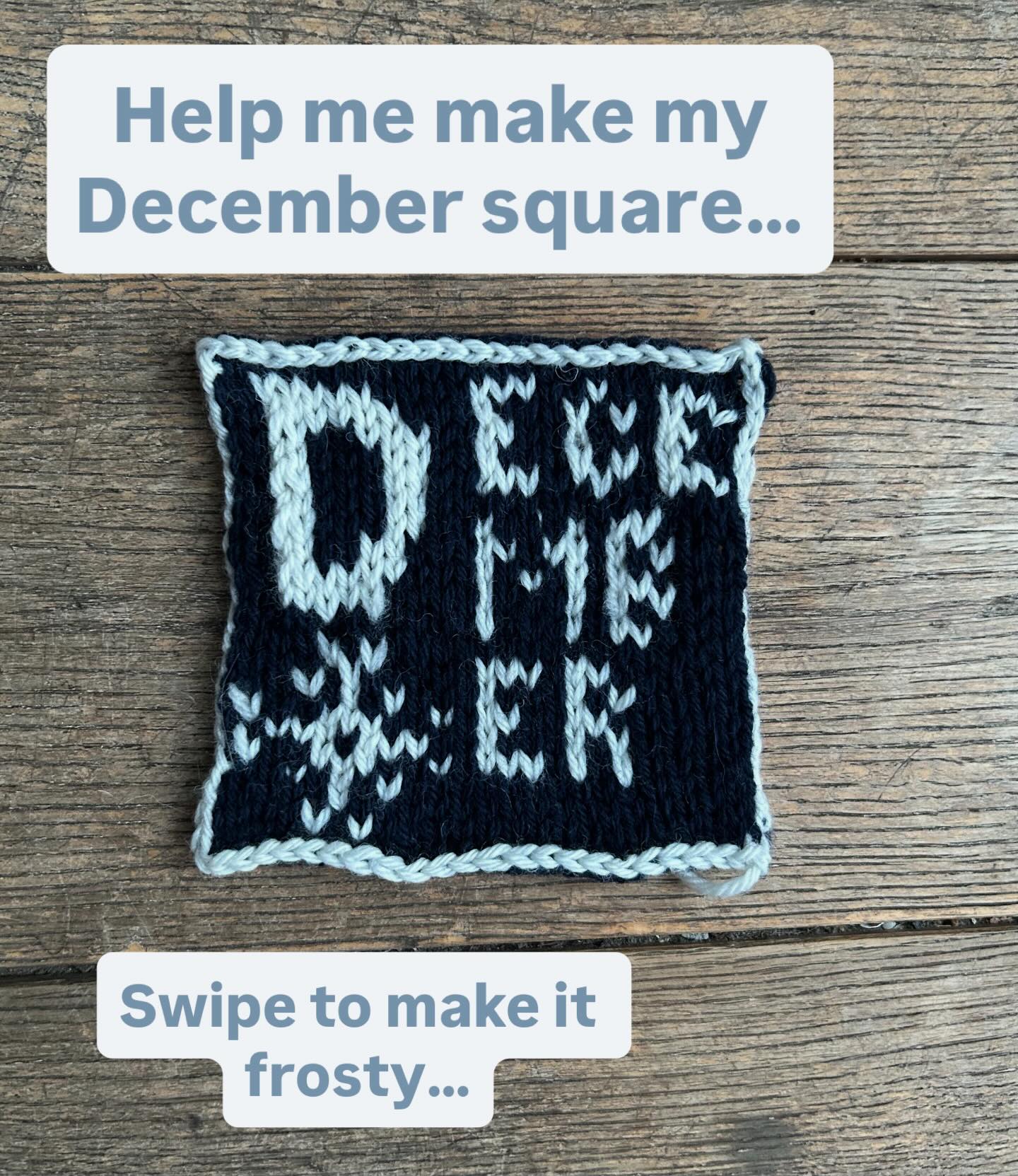 Help me make my December square for my #yearbypiece2025 blanket by @needleandfeather