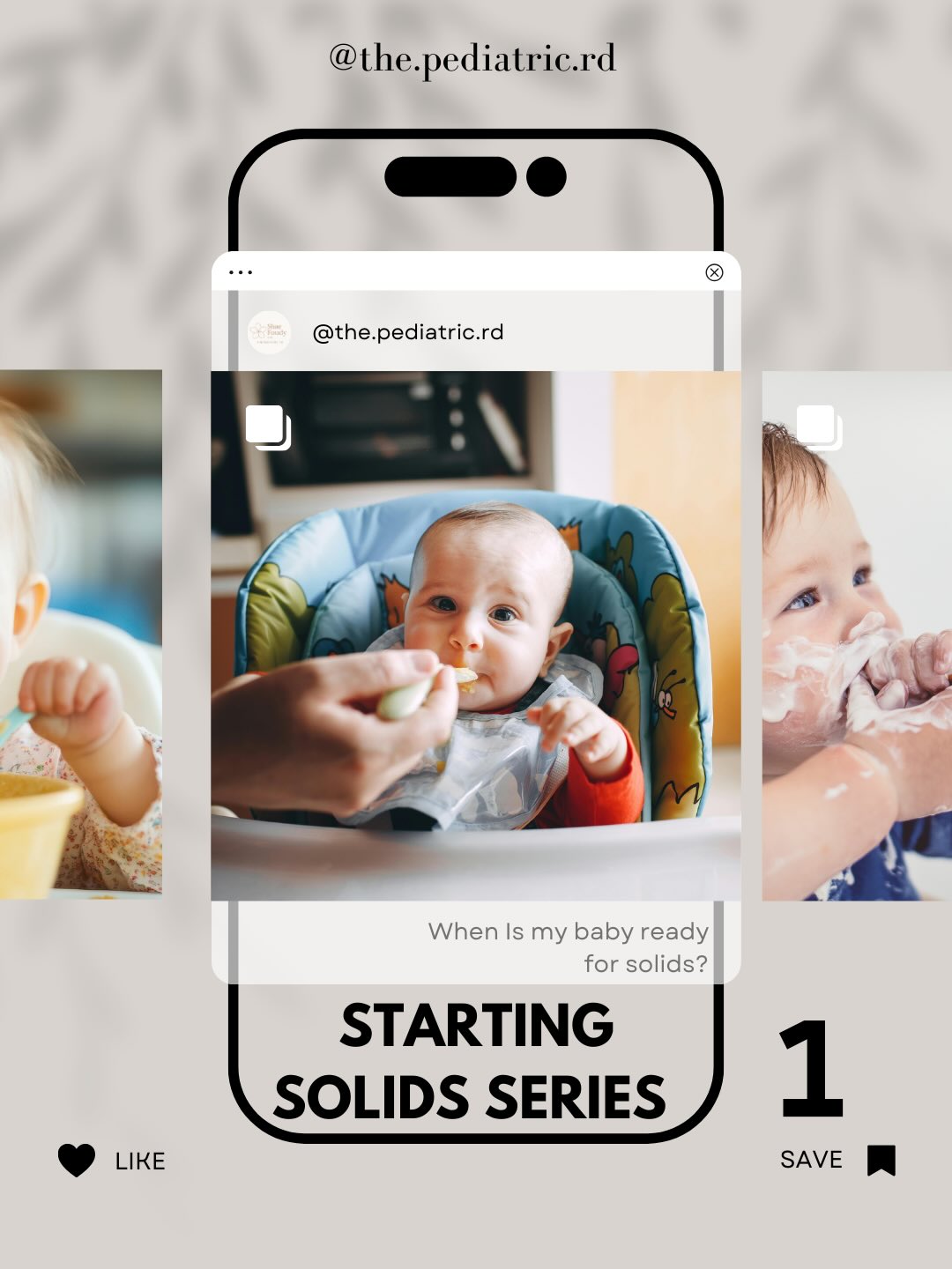 Introducing my Starting Solids Series where we will explore every aspect of introducing complementary foods to babies. Post one of this series is all about WHEN- the time frame.
Starting solids is about more than just trying food — it’s about supporting your baby’s changing nutritional needs at the right time. When babies show developmental readiness, their bodies are better prepared to safely eat, digest, and benefit from solid foods. Trust the cues, not just the calendar.
Disclaimer: This post is not medical advice. If you would like personalized nutritional advice for your baby please contact me through my website. MAHALO💙
#thepediatricrd #startingsolids #pediatricnutrition #dietitianhawaii dietitianoahu