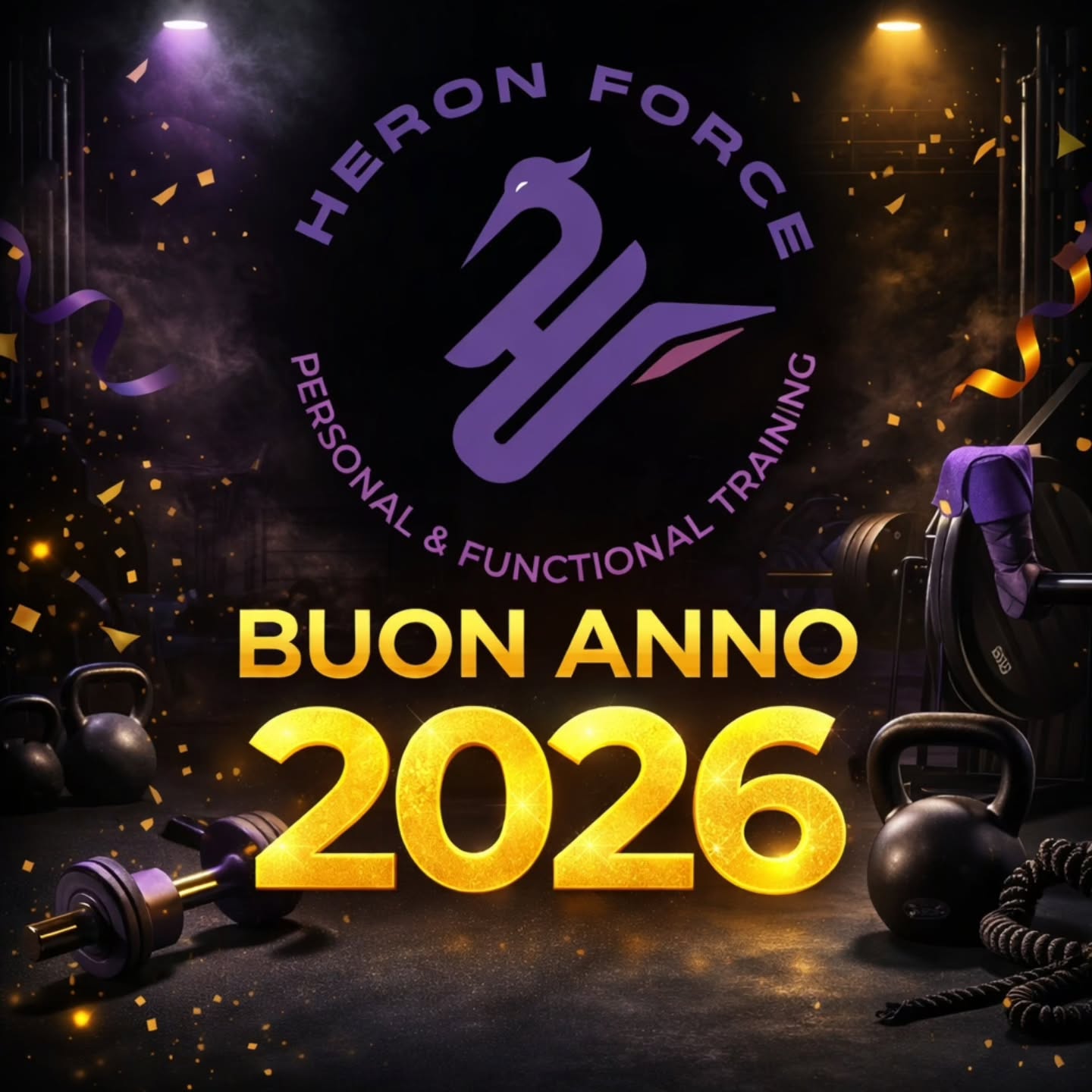 Nuovo anno.
Stessa fame.
Nuovi obiettivi.
Buon Anno a chi sceglie ogni giorno di diventare la versione migliore di sé.
Buon anno dalla famiglia Heron Force 🥂❤️🔥
#heronforcearea #happynewyear #capodanno #2026 #community