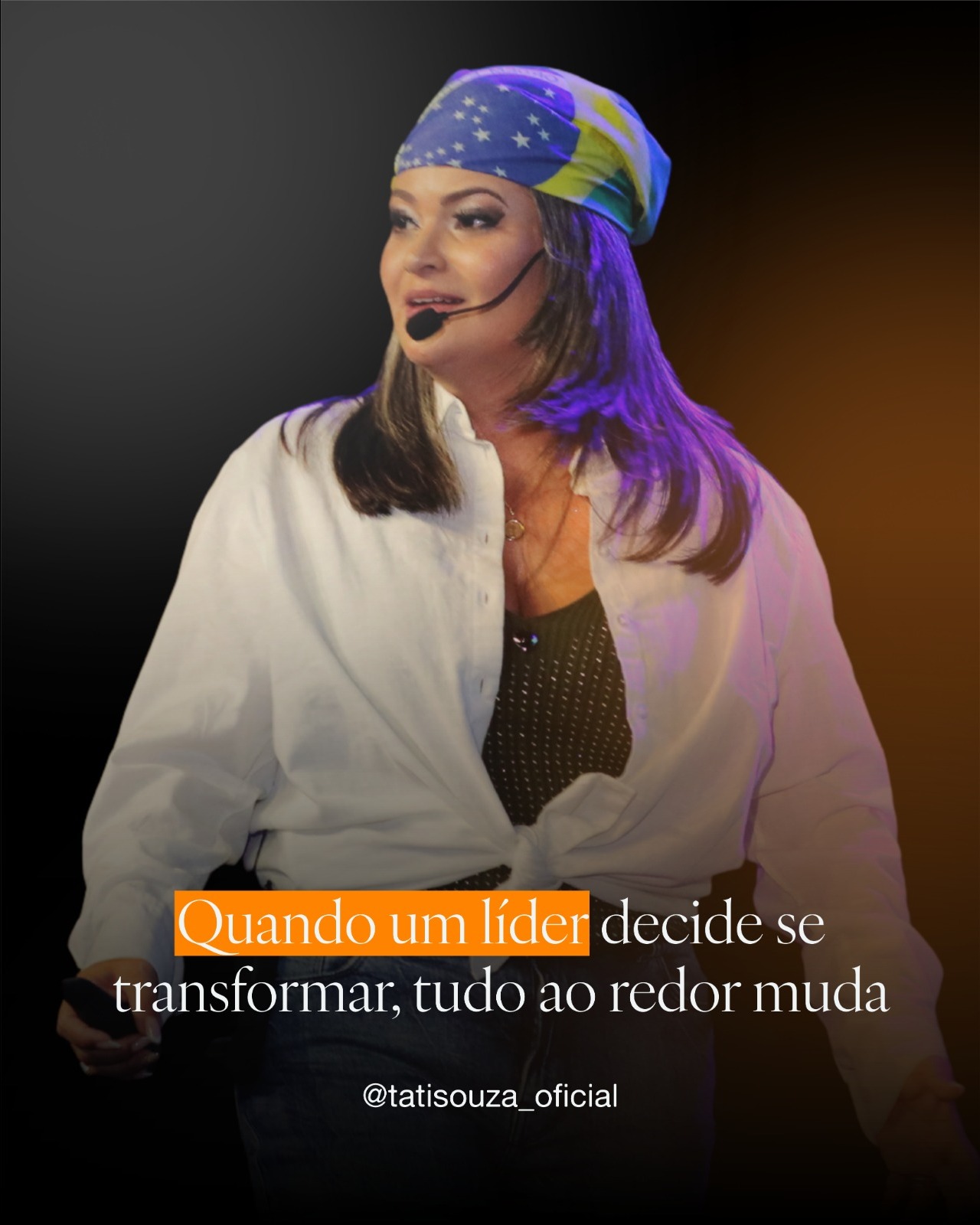 💛 Quando um líder decide se transformar, tudo ao redor muda. Essa é a força da mudança interna! 💪 Que sua liderança inspire novas atitudes, novos caminhos e um mundo de possibilidades. Vamos juntos criar uma transformação de verdade!
✨ #LiderançaTransformadora #Empoderamento #LiderançaFeminina #TatiSouza #MudarParaCrescer
#desenvolvimentopessoal #autoconhecimento #borafazervalerapena #carreira #palestrante