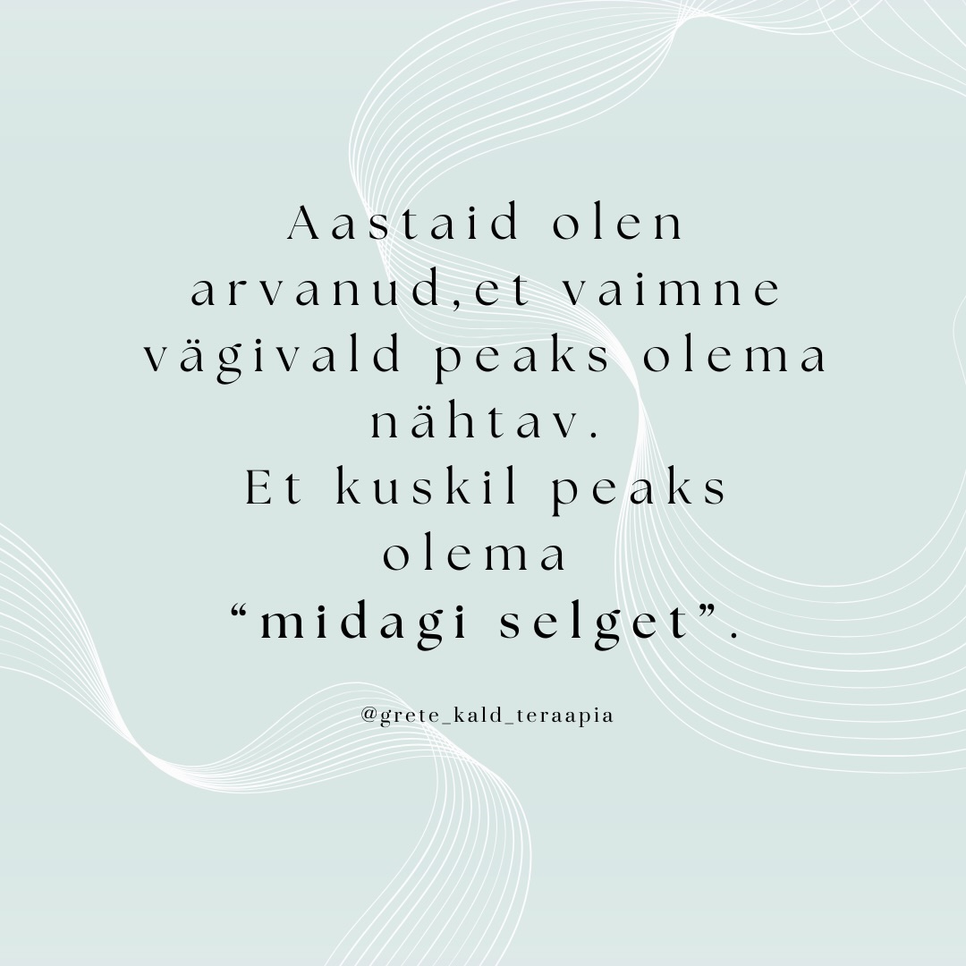 Küsimus meie süsteemi juhtivatele inimestele- Miks te toetate vaimset vägivalda? 🤔