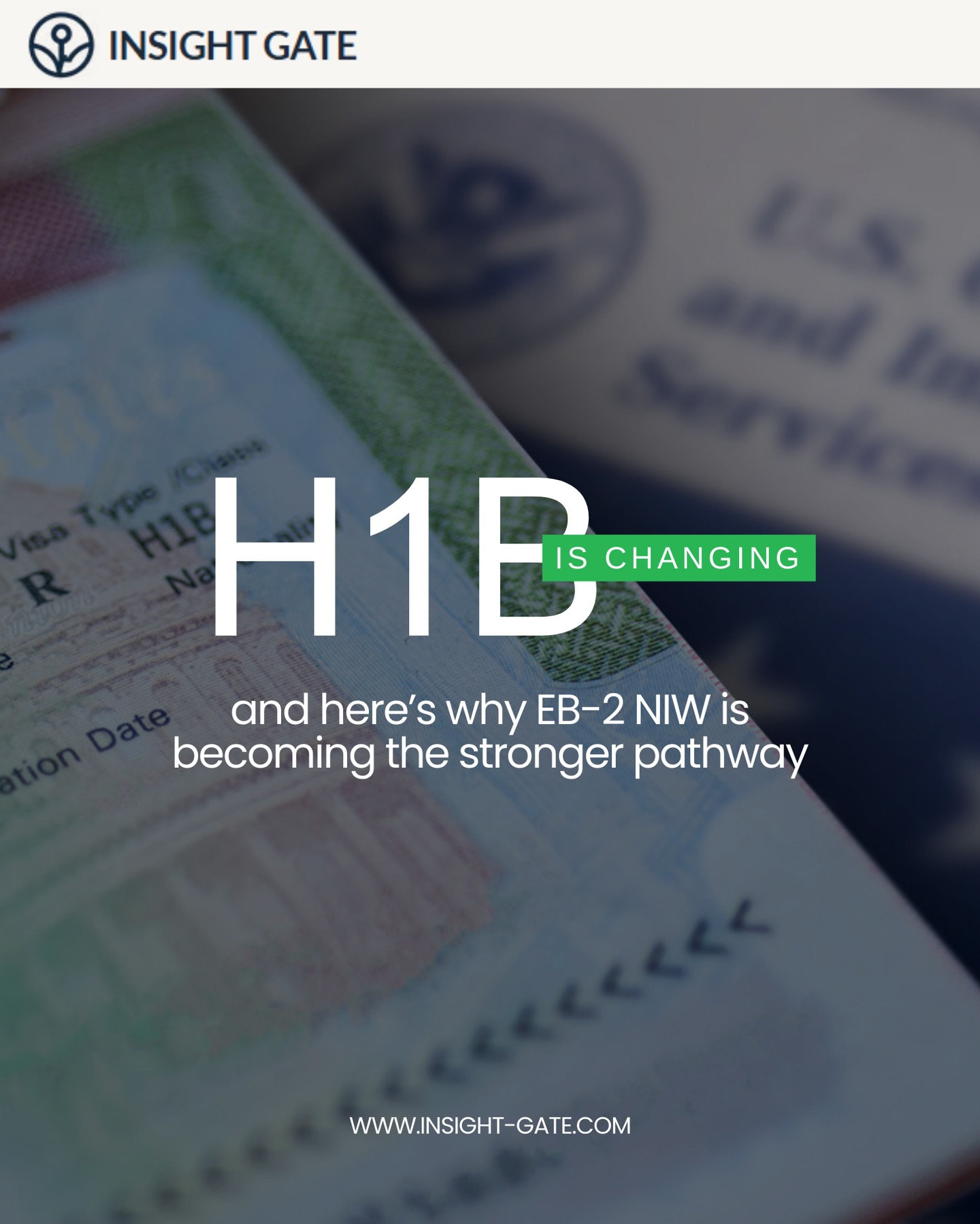 Recent changes to the H-1B selection framework signal a broader shift in how employment-based immigration is being prioritized.
Compensation structures, employer classifications, and internal wage policies now play a far greater role in outcomes—often independent of an individual’s skills, education, or long-term potential. As a result, two equally qualified professionals can face very different odds based on factors outside their control.
For many, this change highlights a deeper question: how much of your immigration future should depend on employer-driven variables?
Strategic immigration planning today requires understanding not only eligibility, but also structural risk, policy direction, and long-term stability. Exploring alternatives early allows professionals to make informed decisions rather than reactive ones.
At Insight Gate, we help professionals interpret these shifts, assess exposure to risk, and evaluate pathways that align more closely with their expertise and long-term goals.
Consultations available!
🌐 www.insight-gate.com
✉️ contact@insight-gate.com
#h1b #eb1a #eb2niw #greencard