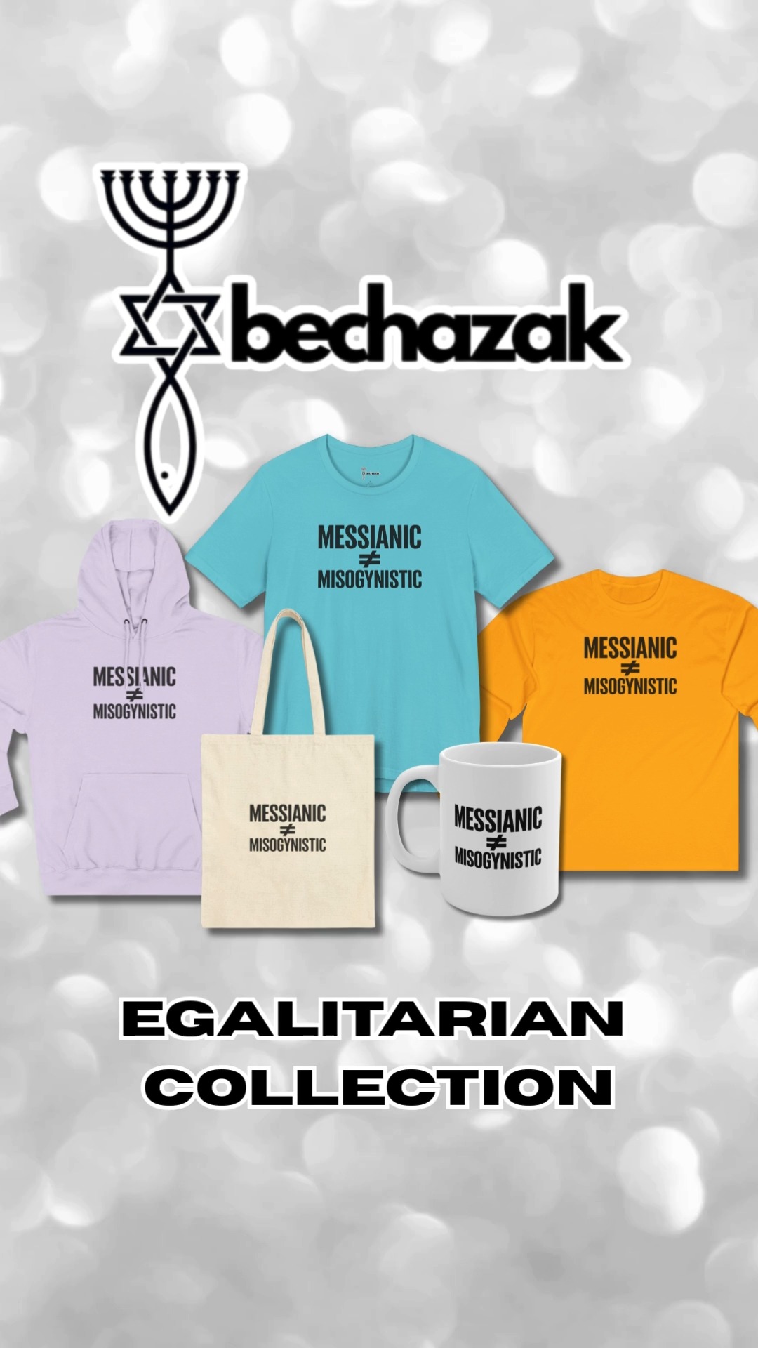 “‘Messianic’ should never be an excuse for misogyny.
For too long, parts of Hebrew Roots and some Messianic circles have normalized things like:
- Teaching that women must be silent while men preach and decide everything for the home.
- Treating women’s voices as “emotional” or “rebellious” any time they question abusive leadership.
- Platforming men caught in moral failure while sidelining gifted women from teaching or leading.
Yeshua taught none of this. And neither should we.
From the very beginning, God created humanity as His Image. Male and female. Both given the mandate to rule and steward creation (Genesis 1:27–28).
Yeshua welcomes women as disciples, witnesses to His resurrection, and co-workers in the gospel (Luke 8:1–3; John 20:16–18; Romans 16:1–7).
In Messiah, we are one Body and a royal priesthood together (1 Peter 2:9; Galatians 3:28).
The ‘Messianic ≠ Misogynistic’ Egalitarian Collection from BeChazak is for everyone who loves Torah, follows Yeshua, and refuses to baptize patriarchy as “biblical.”
Wear it on your sleeve. <3
🛒 Shop the collection here: www.bechazak.com
Every purchase helps fund my theology studies and supports more egalitarian, Yeshua‑centered teaching in the Messianic world.
Let's stand up for what the Bible really says. :)
#messianic #messianicjudaism #hebrewroots #torahkeeper #egalitarian #mutualist #equality #messianicshirt #christianfeminist