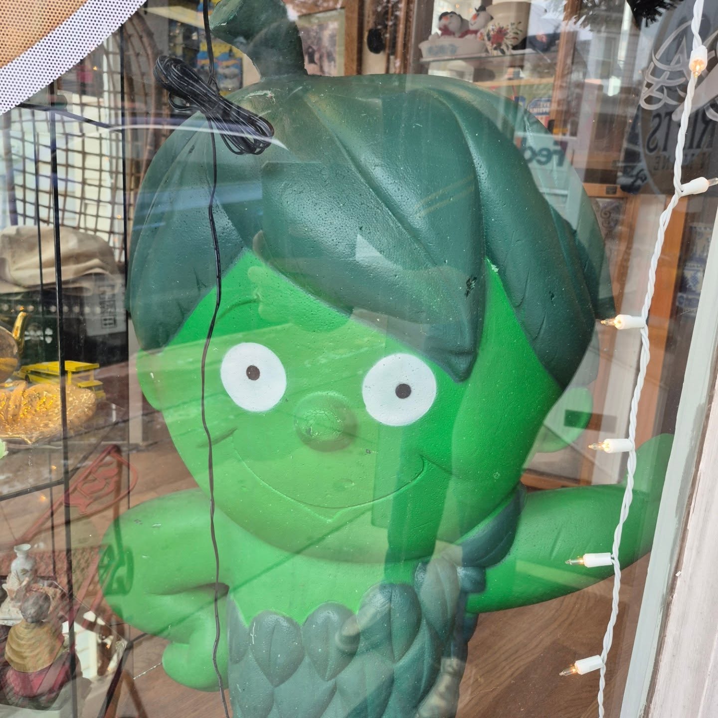 Don't be green with envy, come in and check out our new inventory (always changing), including some great new furniture and conversation pieces!