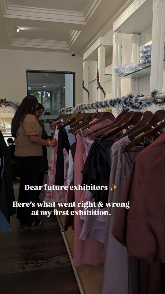 ✨ What Went Right
📍 OOH Marketing
We got our friends and family involved in creating real, unfiltered videos from the exhibition.
Their genuine content sparked FOMO and drove great footfall.
📖 Creating a Catalogue
While trying outfits, customers could easily browse our catalogue.
It helped them discover more pieces without feeling rushed.
📅 Choosing the Right Date
We hosted the exhibition on the weekend between Christmas and New Year a perfect time when people could relax, explore, and truly enjoy the experience.
👗 Displaying Our Complete Product Range
Even pieces that were temporarily out of stock were displayed.
We took orders for outfits in production and delivered them on time ensuring no missed opportunities.
🎯 Interactive Games & Discounts
Shoppers played games to win discounts of up to 50%.It turned shopping into an experience and boosted both engagement and sales.
💫 Lessons Learned
📣 Market Well in Advance
Starting promotions earlier would have helped build stronger awareness and momentum.
🤝 City Collaborations & Influencers
Partnering with city pages and local influencers beforehand could have amplified our reach.
Planned content truly creates better impact and buzz.
🧥 Winter Wear Gap
We received valuable feedback on the lack of winter wear. This insight is already helping us strengthen and expand our collection.
#cheriecharm #fashion #exibition #corsetdress