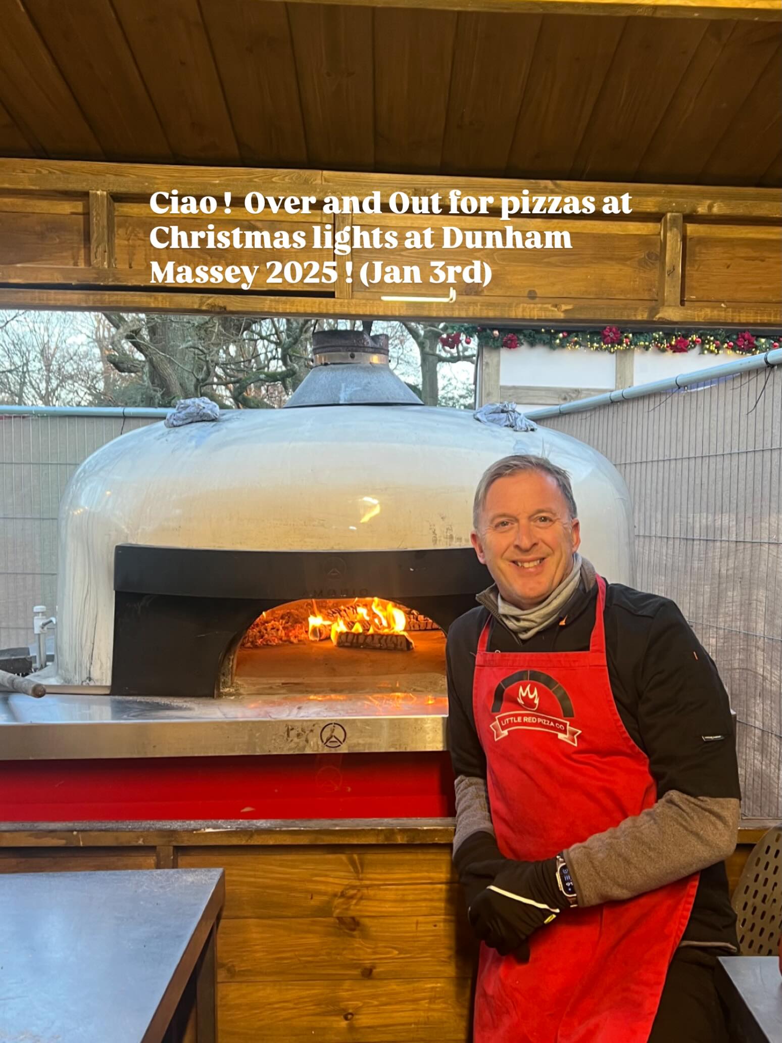 And that’s a wrap to 2025! (Or Jan 3rd) Thank you to everyone who bought a pizza at the Christmas lights this year. It’s also nice to finish the year strong. The Christmas season is a super busy time and for 42 days over 7 weeks it becomes home. Over the year we have worked with Padel courts, private clients, cricket, tennis and hockey clubs! So a massive thank you to everyone. A big thank you to my team who have worked with me over the course of the year. You know who you are!
Going to have a few days off, have a rest and get ready for all the opportunities 2026 will bring.
Many thanks
Jonny