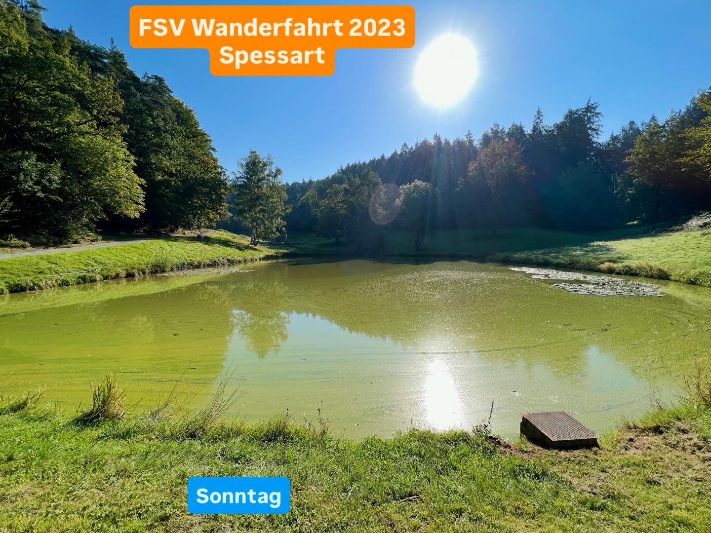 Am Sonntag ging es bei bestem Sonnenschein weiter, schwitzen war angesagt.
Und es klappte auch ohne Einkehr wunderbar, alle wurden mittels „Mitgebrachtem“ bekocht und versorgt.