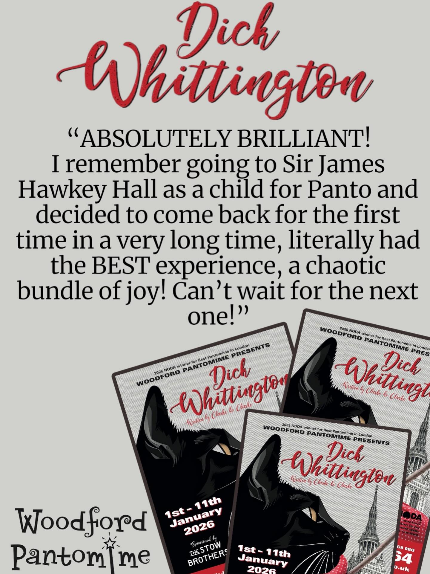 Thank you so much for your feedback!
Have you seen the show? We’d love to hear what you think 🐈⬛