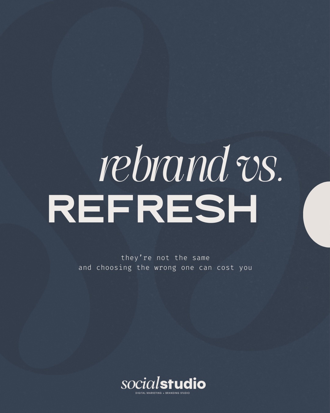 rebrand and refresh aren’t interchangeable.
one changes how a brand is understood.
the other refines what’s already working.
the difference isn’t visual.
it’s strategic.
#brandstrategy #brandingstudio #rebrand #brandidentity #hospitalitybranding