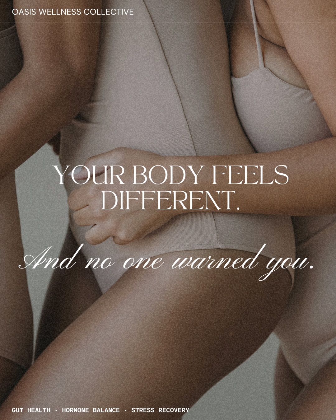 If you are in your late 30s, 40s, or early 50s and your body feels unfamiliar, you are not imagining it.
Subtle changes can begin earlier than expected. Energy shifts. Digestion feels different. Sleep becomes lighter. Mood and stress tolerance change.
This is not about willpower or doing more.
It is about understanding how hormonal transitions affect your gut, metabolism, and nervous system and learning how to support your body through this season.
This workshop is for women who want clarity, practical tools, and science backed guidance without restriction or overwhelm.
Workshop Details
January 18 | 12pm to 1:30pm
15 minutes of gentle movement and guided breathwork followed by an interactive workshop on gut health, hormone balance, and stress recovery.
Led by
Liz, Integrative Functional Medicine Practitioner
Stephanie, Precision Nutrition Master Health Coach
Small group. Supportive space.
Limited spots available.
Www.oasiswellnesscollective.com
Come as you are.
Leave feeling grounded, informed, and supported.
#HormoneHealth
#PerimenopauseAwareness
#MenopauseSupport
#MidlifeWellness
#WomensHealth