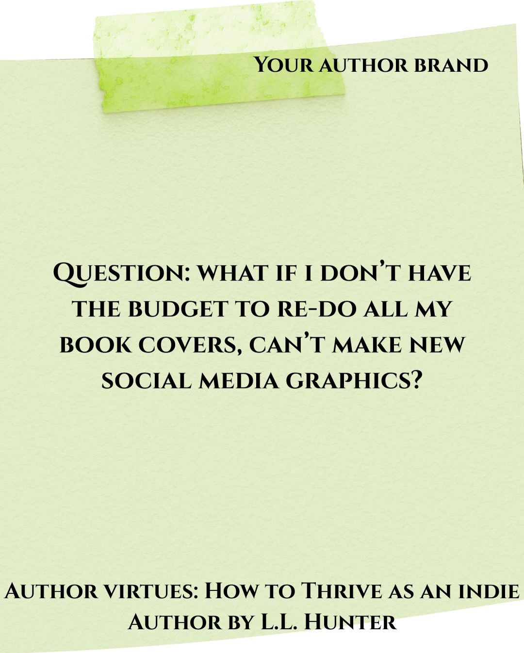 Branding is much more than just colours or text. It’s what you’re known for.
Your author brand is no different. But you don’t have to spend boat loads of money to rebrand. There’s a simple exercise you can do right now to figure out what your author brand is.
If you’d like to read more, preorder Author Virtues: How to Thrive as an Indie Author now.
#indieauthor #marketing #smallbuisness