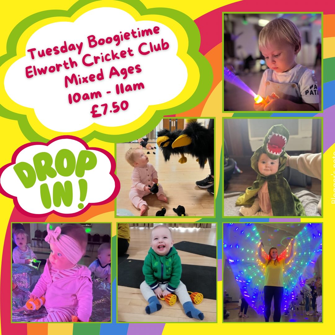 Come snow ☃️or sun 🌞 there’s Boogietime fun !!
Tuesday is Boogietime at Elworth with Hannah and you can just drop in and pay as you go.
#boogietime #sandbach #elworth