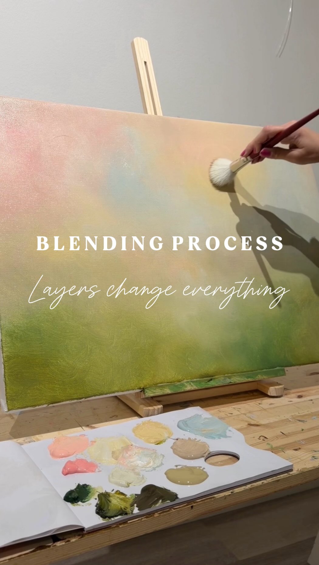 Why one layer isn’t enough 🤩
#slowlifestyle #semiabstractart #artinspiration #landscapeartist #paintingtutorial #fantasyart #blendingbrush