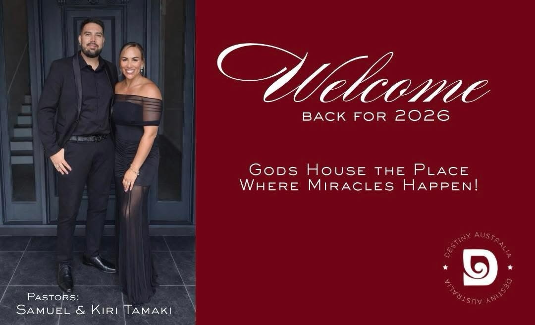 WE ARE BACK THIS SUNDAY @ Event Cinemas Coomera Westfield / 9am ….. “CHURCH”
Gathering with the Congregation of the Mighty! The Atmosphere where Miracles Happen! Gods house & the Gate of Heaven.!
Looking forward to seeing you all. Bring the Family, Ask the friends… and let’s get runs on the board early.!
Much love & blessing! Ps Samuel & Kiri Tamaki