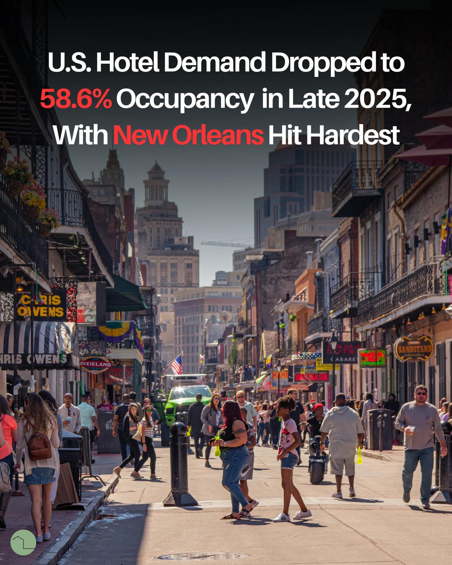 As 2025 came to a close, U.S. hotel performance weakened across many major markets, with occupancy falling year over year, RevPAR slipping, and cities like New Orleans, Tampa, and Washington, D.C. facing outsized declines entering 2026.
To access full articles and join our readership, subscribe to our free, bi-weekly, and digital newsletter through the link in our bio (restructurednews.com) and follow us on Linkedin (restructured news) and TikTok (@restructurednews).
Photography Credit: Unsplash