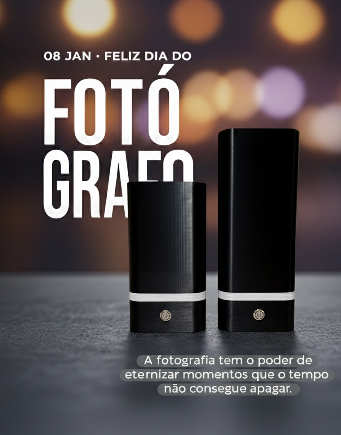 Hoje é Dia do Fotógrafo 📸✨
Parabéns a você que escolheu contar histórias com luz.
Que transforma momentos em memória, sentimentos em imagem e instantes em eternidade.
Ser fotógrafo é ter sensibilidade no olhar, paciência no tempo e coragem para viver de arte.
É estar presente quando a vida acontece e eternizar o que nunca mais se repete.
Que nunca falte inspiração, luz no caminho e orgulho da sua trajetória.
💛
