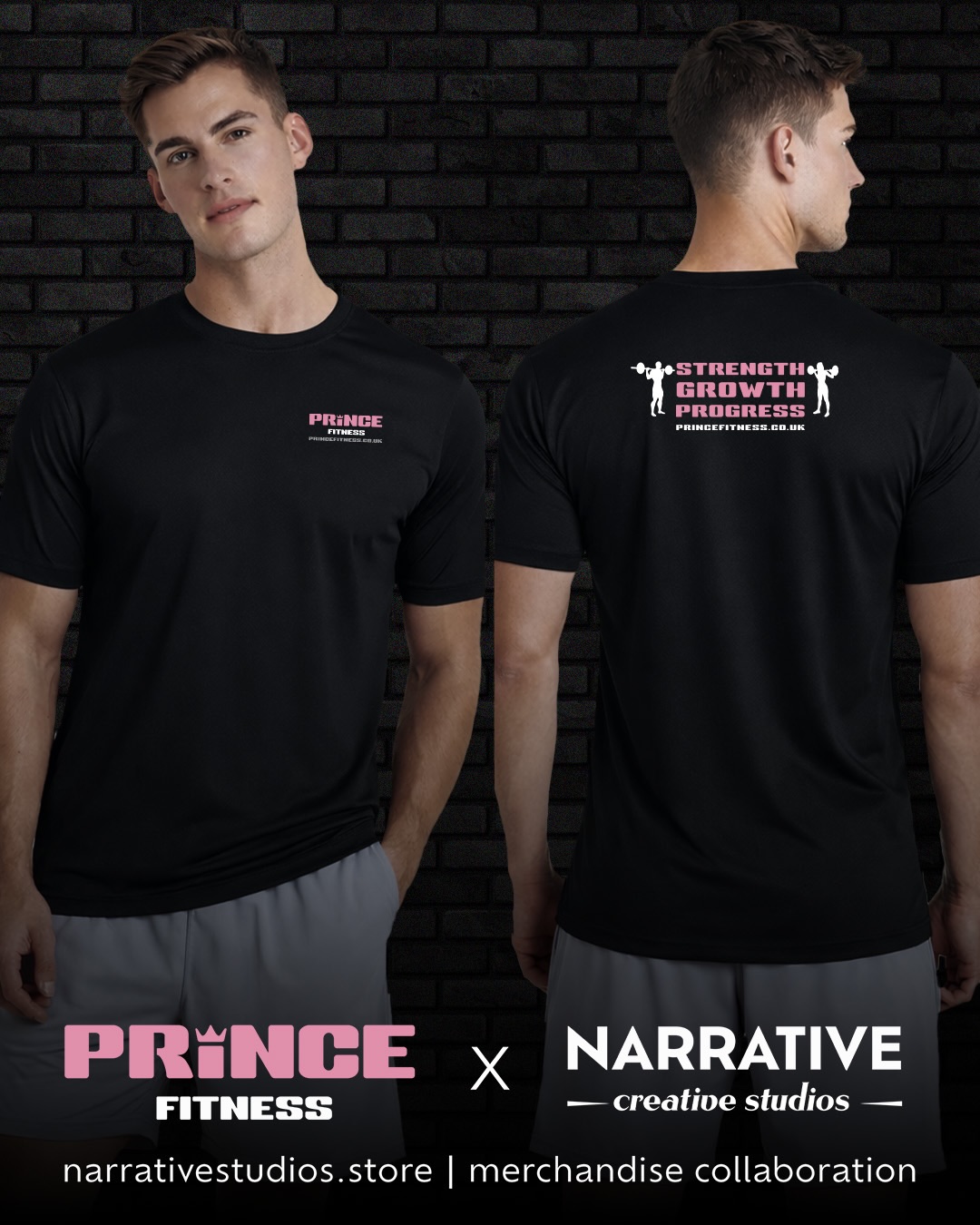Kick off the new year with a new look at the gym! We’ve partnered with @_prince_fitness to bring his brand to life with a range of sportswear. The initial range is now live, with more to follow. Take a look at narrativestudios.store/collections/prince-fitness