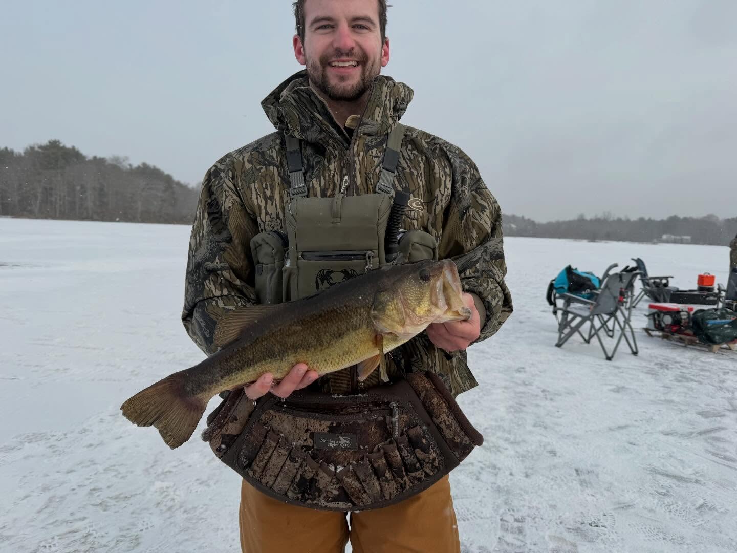 “In the middle of the lake, it’s a big pond” “the way I work with hooks I’m bound to catch a monster” great to see young rappers embracing the outdoors like these fish embraced me today #icefishing #larrythelobster