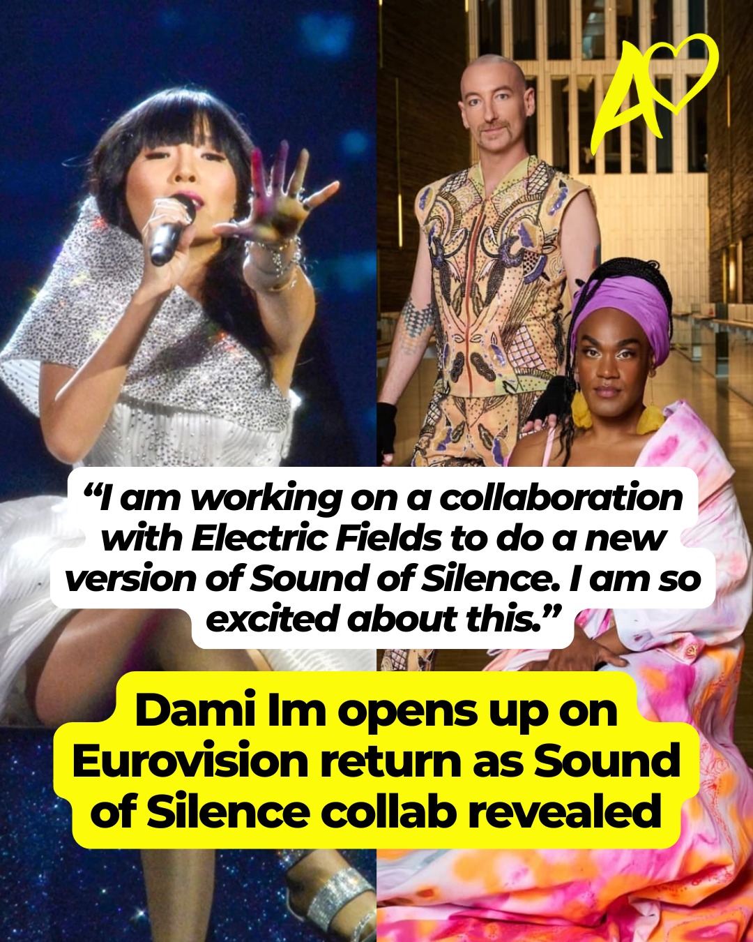 Last month, Eurovision royalty @damiim spoke to the @confessionsofarealitystar Podcast reflecting on her journey from The X Factor to the Eurovision stage.
During the chat, Dami opened up about her time at the Contest, her thoughts on a potential return, and revealed an exciting collaboration planned to mark the 10th anniversary of her iconic Eurovision entry, Sound of Silence.
When asked how she plans to celebrate a decade since representing Australia at Eurovision, Dami shared the big news:
“10 years next year. That I find hard to believe, but 10 years on next year. I am releasing — I am working on a collaboration with Electric Fields to do a new version of Sound of Silence. I am so excited about this. This is going to be so cool. It’s so fun. It’s been the best.”
She went on to explain why Electric Fields were the perfect fit for the re-release:
“They’ve got their own such unique sound and flavour. To have Sound of Silence injected with what they’ve got… will make it so special.”
Earlier this week, Dami also teased “big things” to come during a Q&A on her social media, confirming that celebrations for the song’s milestone anniversary were well underway.
The collaboration with @electricfields_music now forms a key part of what she has planned for fans.
During the podcast, Dami also revealed thoughts about Eurovision she had never publicly shared before, particularly around the idea of returning to the Contest.
Read the full article on our website, link in bio.
#eurovision #damiim #electricfields