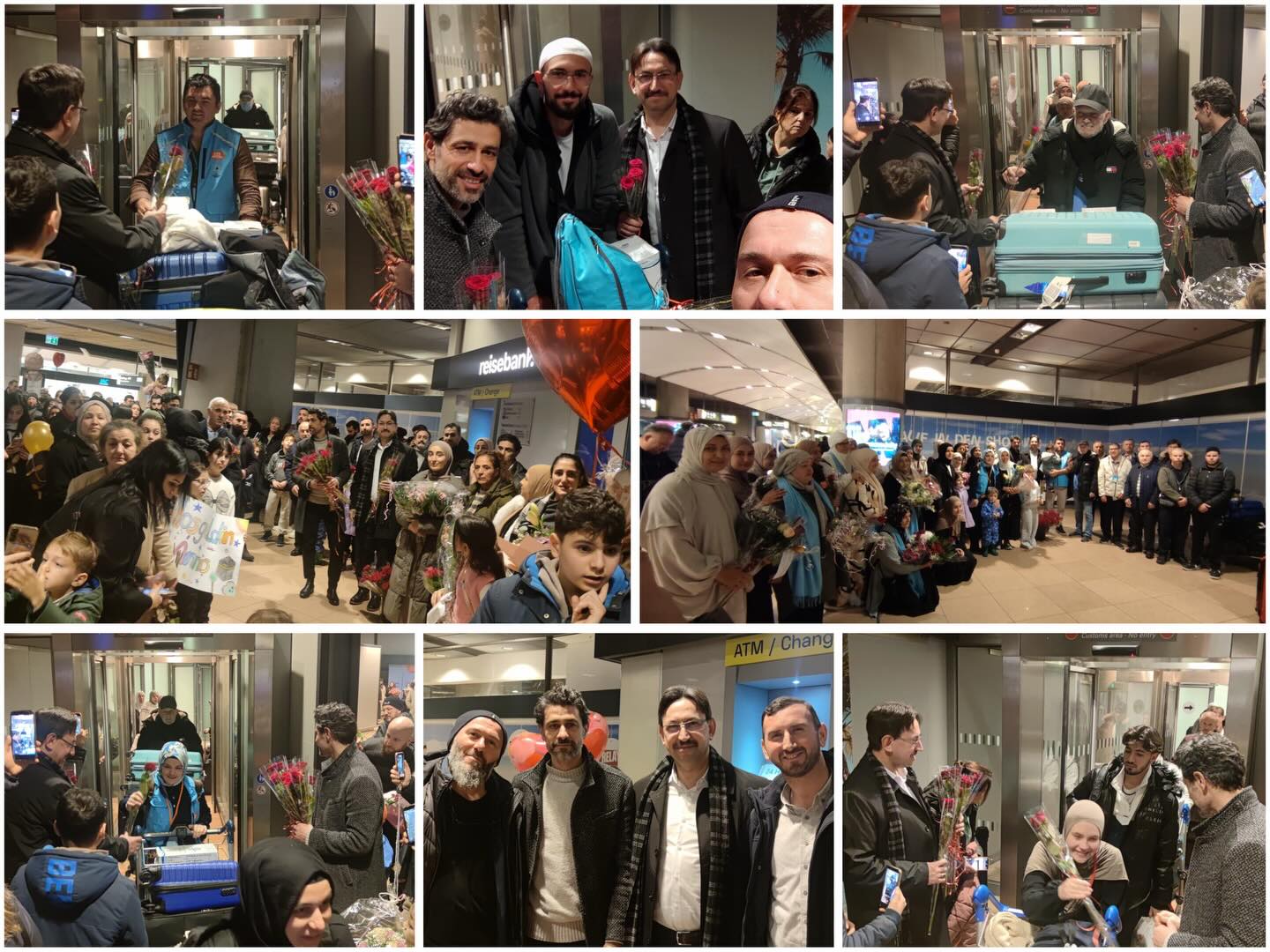 🌹 Kutsal topraklardan maneviyatla dolup dönen umrecilerimiz, bu güzel yolculuklarının ardından bugün havalimanında güllerle karşılandılar. 🌹
Allah yaptıkları umreyi kabul eylesin, kalplerine nur ve maneviyat versin, kutsal topraklarda kazandıkları huzuru daim kılsın. 🤲🏽
#Umre #KutsalTopraklar #Maneviyat #HoşGeldiniz #İslam KışUmre2025 RabbimKabulEtsin
⸻
🌹 Unsere Umra-Pilger sind voller Spiritualität von den heiligen Stätten zurückgekehrt.
Nach dieser segensreichen Reise wurden sie heute am Flughafen herzlich mit Rosen empfangen. 🌹
Möge Allah ihre Umrah annehmen, ihre Herzen mit Licht und Spiritualität erfüllen und den inneren Frieden, den sie in den heiligen Stätten gefunden haben, ewig währen lassen. 🤲🏽
Umrah HeiligeStätten Spiritualität WillkommenZurück Islam WinterUmrah2025