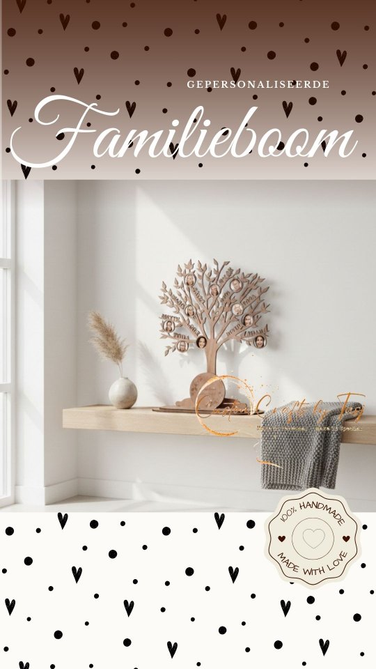 ✨ Van digitale tekening tot tastbare boom – persoonlijk, handgemaakt en uniek.
Een houten familieboom met gezichten en namen van jouw gezin of familie.
Kleine boom, groot geluk.
#handgemaakt #cadeautip #opaenoma #uniekcadeau #persoonlijkcadeau
