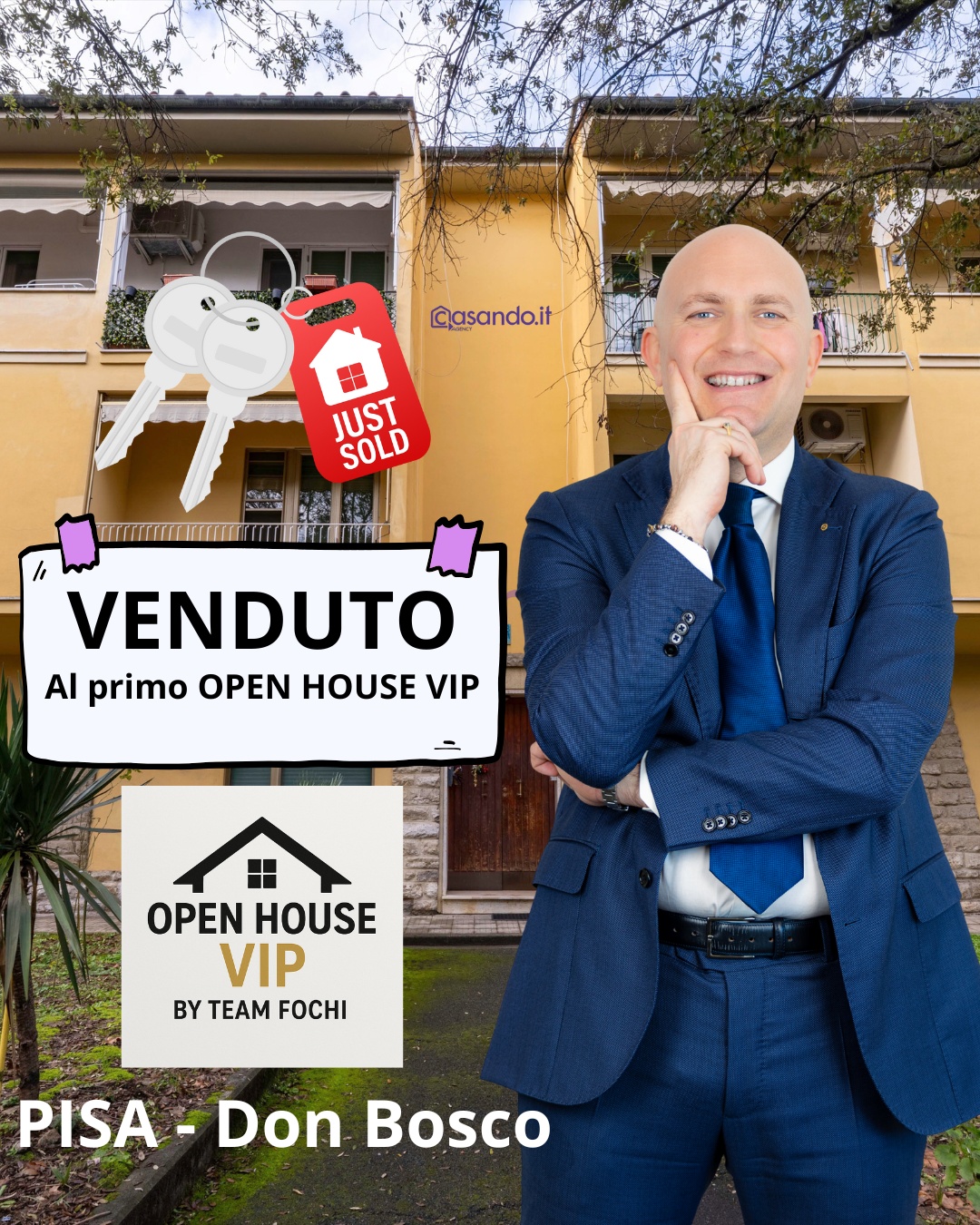 🏡 𝗩𝗘𝗡𝗗𝗨𝗧𝗔 𝗣𝗥𝗜𝗠𝗔 𝗗𝗘𝗟𝗟’𝗢𝗣𝗘𝗡 𝗛𝗢𝗨𝗦𝗘
Sì, è successo davvero.
A 𝗣𝗶𝘀𝗮, in 𝘃𝗶𝗮 𝗦𝗽𝗮𝗿𝘁𝗮𝗰𝗼 𝗖𝗮𝗿𝗹𝗶𝗻𝗶 𝟮𝟯 👇
Questa casa è stata 𝘃𝗲𝗻𝗱𝘂𝘁𝗮 𝗽𝗿𝗶𝗺𝗮 𝗮𝗻𝗰𝗼𝗿𝗮 𝗱𝗲𝗹𝗹’𝗢𝗽𝗲𝗻 𝗛𝗼𝘂𝘀𝗲 grazie al nostro 𝗱𝗮𝘁𝗮𝗯𝗮𝘀𝗲 𝗱𝗶 𝗮𝗰𝗾𝘂𝗶𝗿𝗲𝗻𝘁𝗶 𝗴𝗶à 𝗽𝗿𝗼𝗳𝗶𝗹𝗮𝘁𝗶.
L’acquirente giusto era 𝗴𝗶à 𝗽𝗿𝗼𝗻𝘁𝗼.
🎯 𝗠𝗲𝘁𝗼𝗱𝗼, 𝗽𝗿𝗲𝗰𝗶𝘀𝗶𝗼𝗻𝗲 𝗲 𝗰𝗵𝗶𝗮𝗿𝗲𝘇𝘇𝗮
con tutte le parti coinvolte hanno permesso a 𝗘𝗹𝗶𝘀𝗮 di:
✔ ricevere 𝟮 𝗽𝗿𝗼𝗽𝗼𝘀𝘁𝗲
✔ scegliere 𝗹𝗮 𝗺𝗶𝗴𝗹𝗶𝗼𝗿𝗲 𝗽𝗲𝗿 𝗹𝗲𝗶
✔ vendere in 𝘀𝗼𝗹𝗶 𝟮𝟬 𝗴𝗶𝗼𝗿𝗻𝗶
✔ persino 𝗻𝗲𝗹 𝗽𝗲𝗿𝗶𝗼𝗱𝗼 𝗻𝗮𝘁𝗮𝗹𝗶𝘇𝗶𝗼 🎄
👉 Pubblicata… e già venduta.
Questo è il nostro approccio:
𝘀𝘁𝗿𝗮𝘁𝗲𝗴𝗶𝗮 𝗽𝗿𝗶𝗺𝗮, 𝘃𝗶𝘀𝗶𝗯𝗶𝗹𝗶𝘁à 𝗽𝗼𝗶.
📩 𝗩𝘂𝗼𝗶 𝘃𝗲𝗻𝗱𝗲𝗿𝗲 𝗰𝗮𝘀𝗮 𝗮 𝗣𝗶𝘀𝗮?
Scrivimi in DM e studiamo la strategia giusta per il tuo immobile.
#Venduto #CasaVenduta #Pisa #ImmobiliarePisa #VendereCasa #OpenHouse #StrategiaImmobiliare #Risultati #RanieriStyle