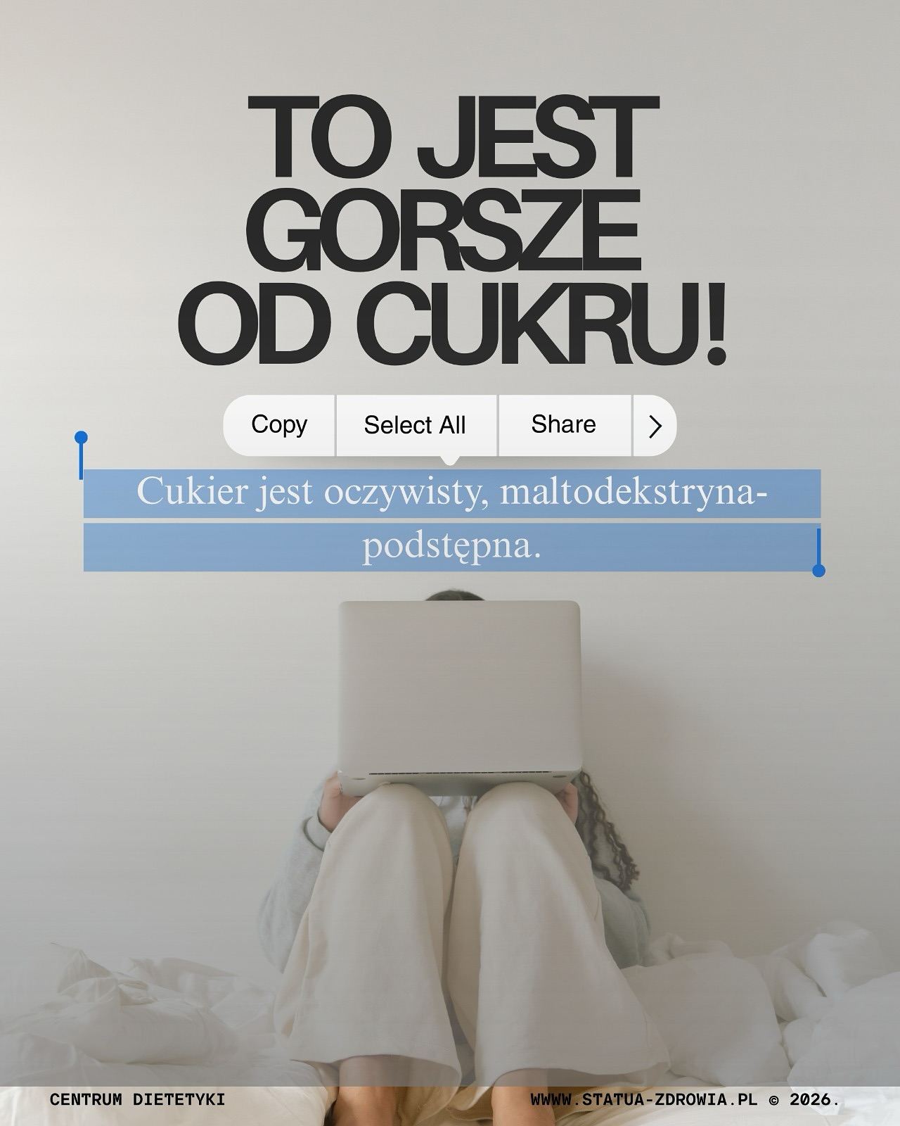 💡❌Pojawia się w wielu produktach spożywczych na codzień.. ale uważaj! Znajdziesz ją również w produktach, które „udają” zdrowe. W proteinowych batonach i odżywkach dla sportowców- w czymś co kojarzone jest z „fit”.
Sięgasz po „odżywczy” baton „no sugar” po treningu a Twój cukier i tak winduje w przestworza 😰 A co jeśli aktualnie walczysz z insulinoopornoscią/ hipoglikemią, SIBO, itp.?
Nieświadomie zaburzasz efekty swojej ciężkiej pracy. 👦🏼🍼Największe kontrowersje budzi to, że maltodekstrynę znajdziesz w produktach dla dzieci i niemowląt.. takich jak mleka modyfikowane, kaszki, słoiczki, itd. 😱
Rozregulowanie apetytu, gospodarki cukrowej.. łatwo wpaść w błędne koło. Pozostaje czytać etykiety i być świadomym każdego składnika 🫵🏽
Czy do tej pory zwracaliście uwagę na Maltodekstrynę? 🥵