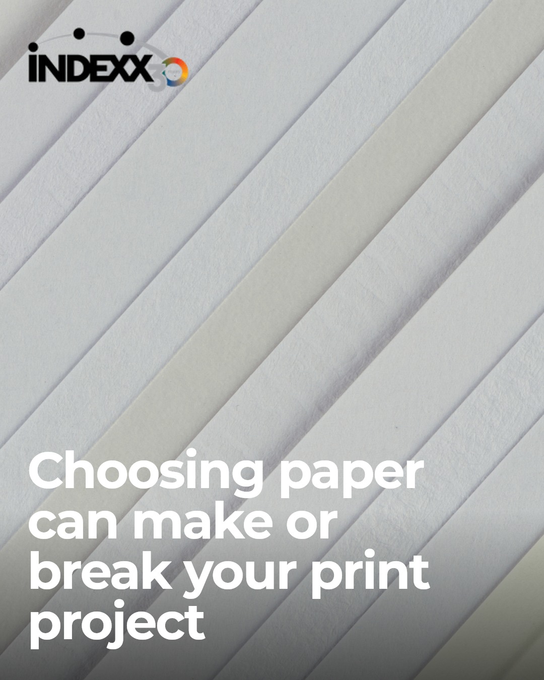 Choosing the perfect paper can make or break your print project.
Here's a quick guide to help you pick the right one:
• Weight: Heavier paper feels premium; lighter stocks work for flyers and brochures.
• Finish: Matte for a classic look, gloss for vivid colors, or uncoated for a natural feel.
• Texture: Smooth, linen, or felt — each adds a unique touch.
At Indexx, we offer a wide variety of paper options to fit your project's needs, backed by our award-winning quality and expert guidance.
Ready to take your next print to the next level? Let's talk paper!
Link in bio