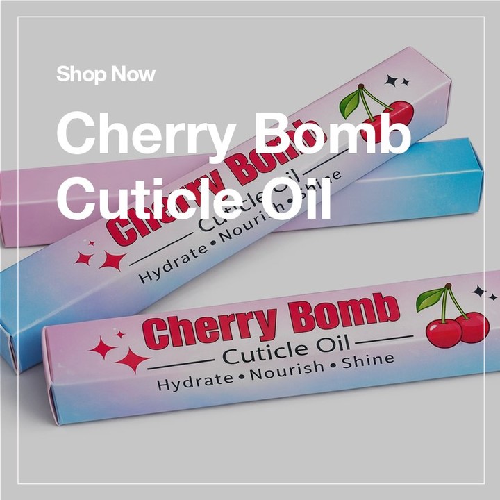 Your cuticles called… they said they’re ready to glow.
🍒💣 Cherry Bomb Cuticle Oil is here to hydrate, nourish & shine.
Soft nails. Glossy finish. Zero excuses.
Try our brand new Cherry Bomb scent today for only $8.99. Pickup or purchase online!
.
.
#cuticleoil #nailcare #nailprep #nailretention #smallbusinessowner