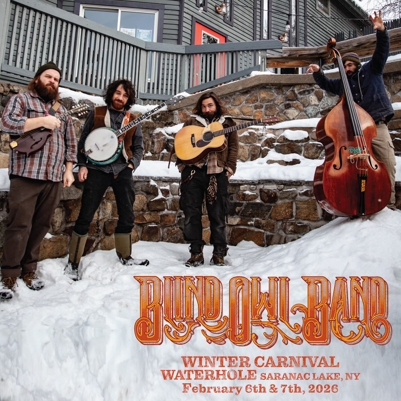 Just under a month away! Winter Carnival at the Waterhole!! February 6th with @jatobamusic and February 7th with @folkfaces