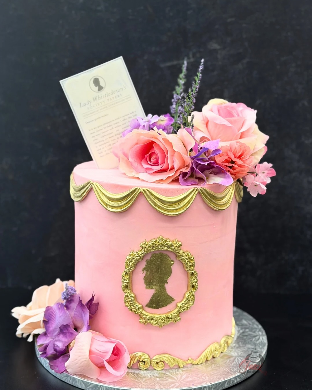 This Bridgerton-inspired Sweet 16 cake was made for a celebration filled with elegance, charm, and romance 💐✨
From the soft pink finish to the vintage gold details, every element was crafted to make her milestone truly unforgettable.
Planning a themed celebration? Let’s bring your vision to life, DM or visit my website to book.💕
-
-
-
#BridgertonCake #BridgertonTheme #Sweet16Cake #Sweet16Celebration #CustomBirthdayCake #birthdaycakeforher #tallahasseecake #tallahasseebaker #tallahasseeevents #tallahasseeparty #jazikreations