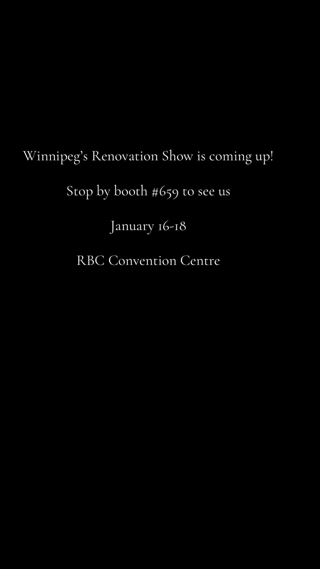 Winnipeg, we’re coming for you! Find us at this year’s Winnipeg Renovation Show in booth 659. Tour a fully renovated travel trailer as well as two NEW Escape trailers.
Want tickets to the show? Comment below with who you’d like to bring. We will be drawing for 5 pairs of tickets good for any day.
#revolutiontrailers #rvreimagined #renovatedontreplace #betterthannew #renovatedrv #rvlife #rvliving