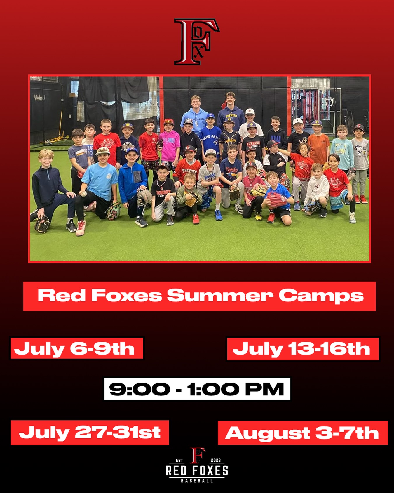 We are proud to announce Red Fox Summer Camp will be back!
Registration coming soon!