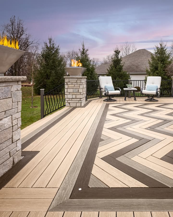 🔥 Planning that perfect deck for next summer? MoistureShield Vision decking with their solid core engineering handles heat, cold, and moisture year-round. Add CoolDeck Technology to reduce heat absorption by up to 35% (compared to similar colored composites).
Contact us to start designing!
Call us today at 219-945-3031!