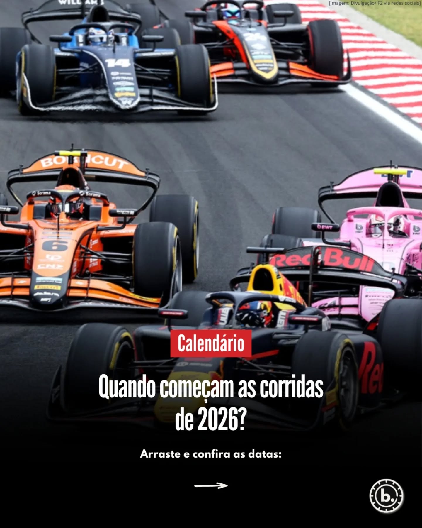 Já marca na agenda!🏁 Arraste para conferir quando começam as corridas de 2026 ➡️
Para mais informações sobre o esporte a motor, acompanhe o @boxboxboletim 🛞
#formula1 #motogp #explorar #automobilismo #indy