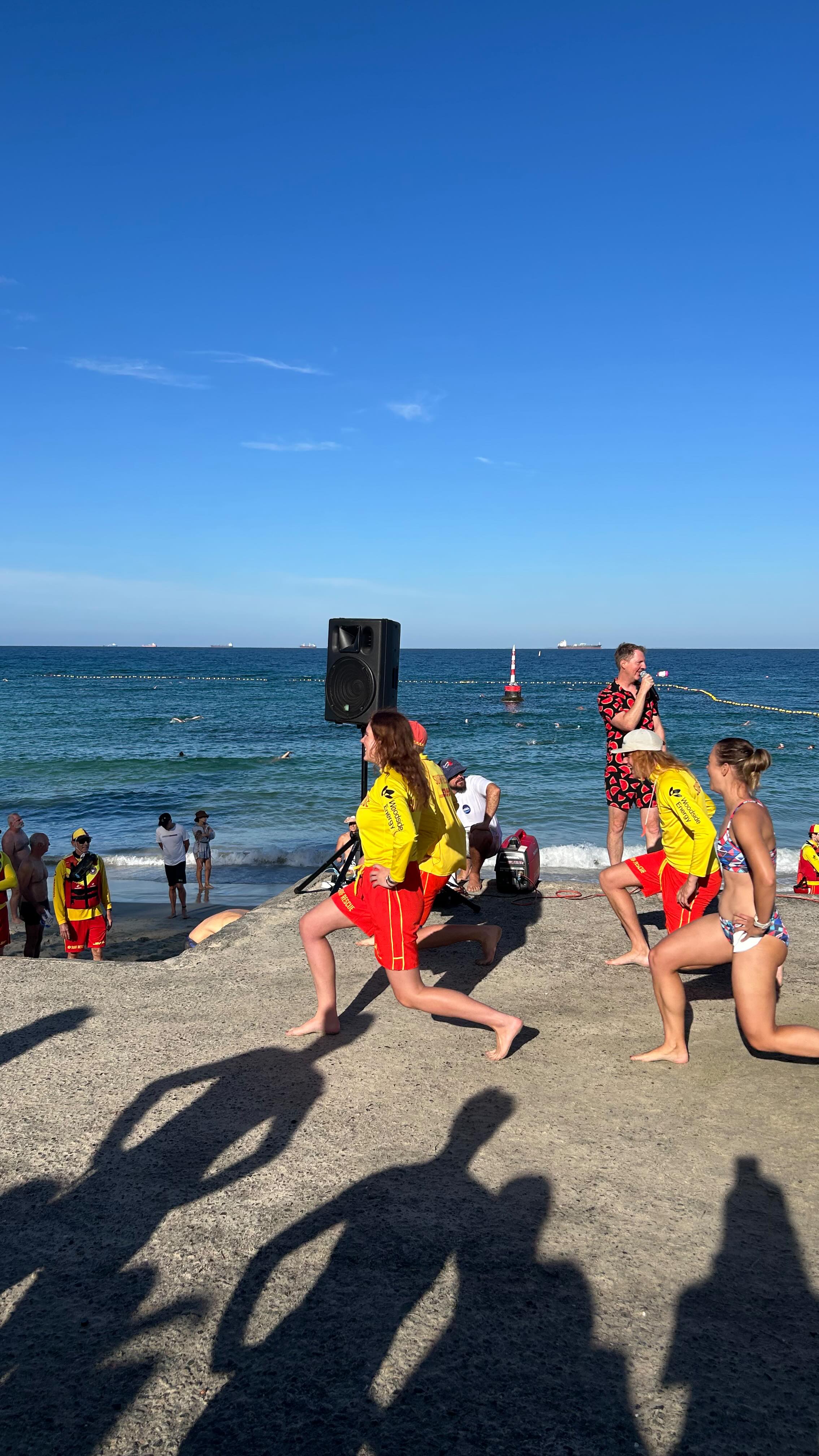 You haven’t done a swim warm up until you’ve limbered up with our Swanny lifesavers annual pre-swim dance!
Sat Jan 31. Register now. We welcome all levels. Run, paddle or swim - your choice. Don’t miss out! 🔗 in bio.
All proceeds support the volunteer-run Swanbourne SLSC @swannysurfclub
#swannyoceanclassic #swanbourne #ows #openwaterswimming
