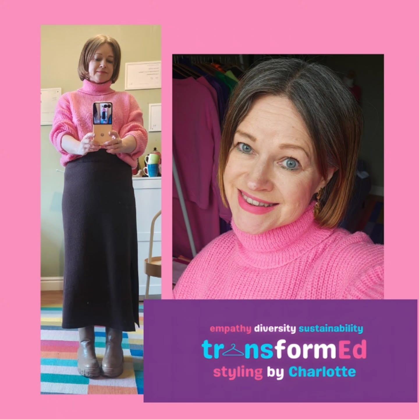 Read all about it... All cosied up in knitted layers to complete this week's free digital style magazine. See link in bio to subscribe or DM with your email address.
๐ฉท๐ค
Skirt @_kettlewell
Boots and jumper second hand
๐ค๐ฉท
Personal Styling Hull
Colour Analysis Hull
Sustainable Styling