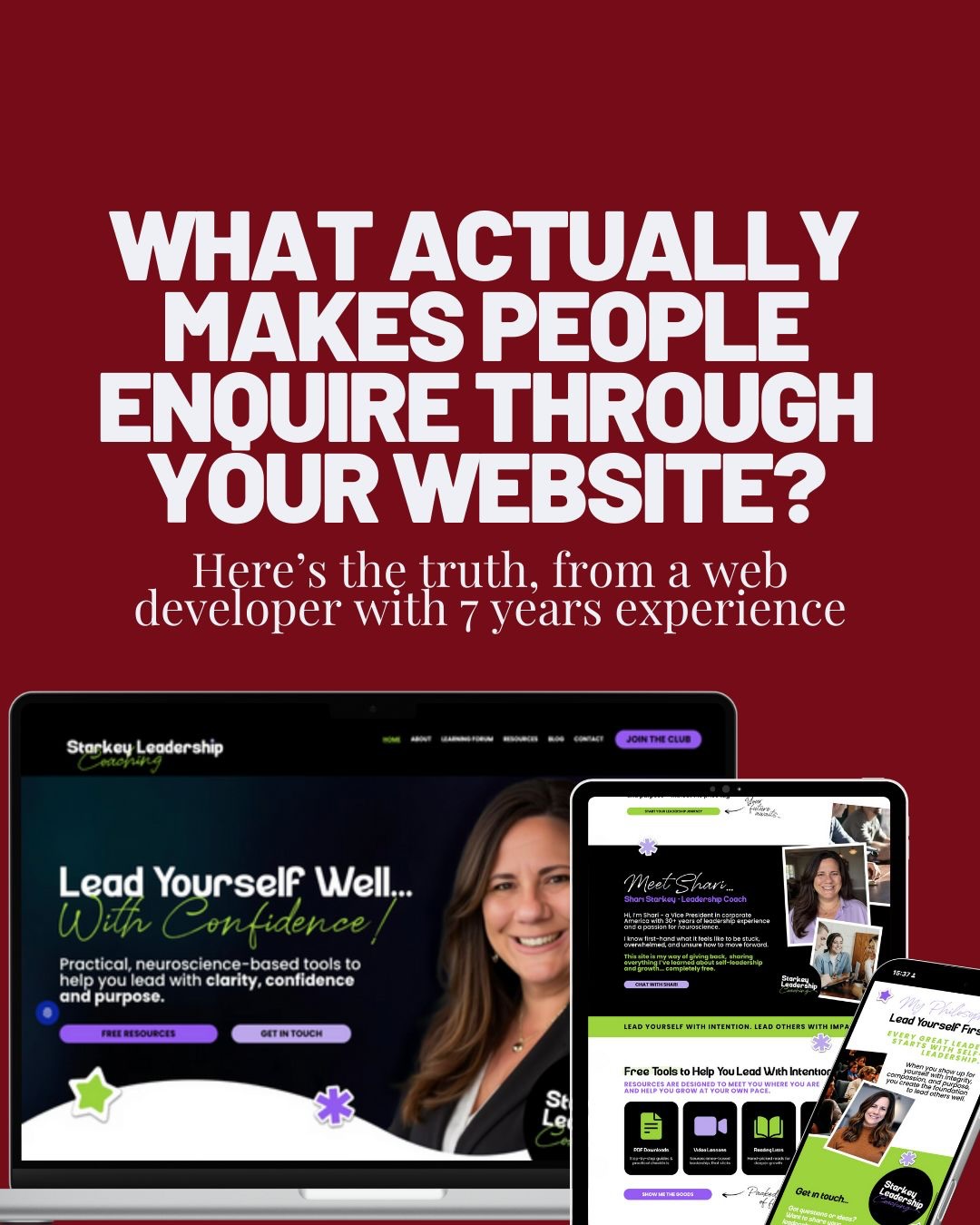 People don’t enquire because your website is pretty.
They enquire because it makes sense.
They understand what you do.
They know who it’s for.
They trust you before they ever speak to you.
That’s what I build.
Not websites that shout for attention.
Websites that quietly do the work.
If your site looks fine but feels quiet, this is usually why 👀