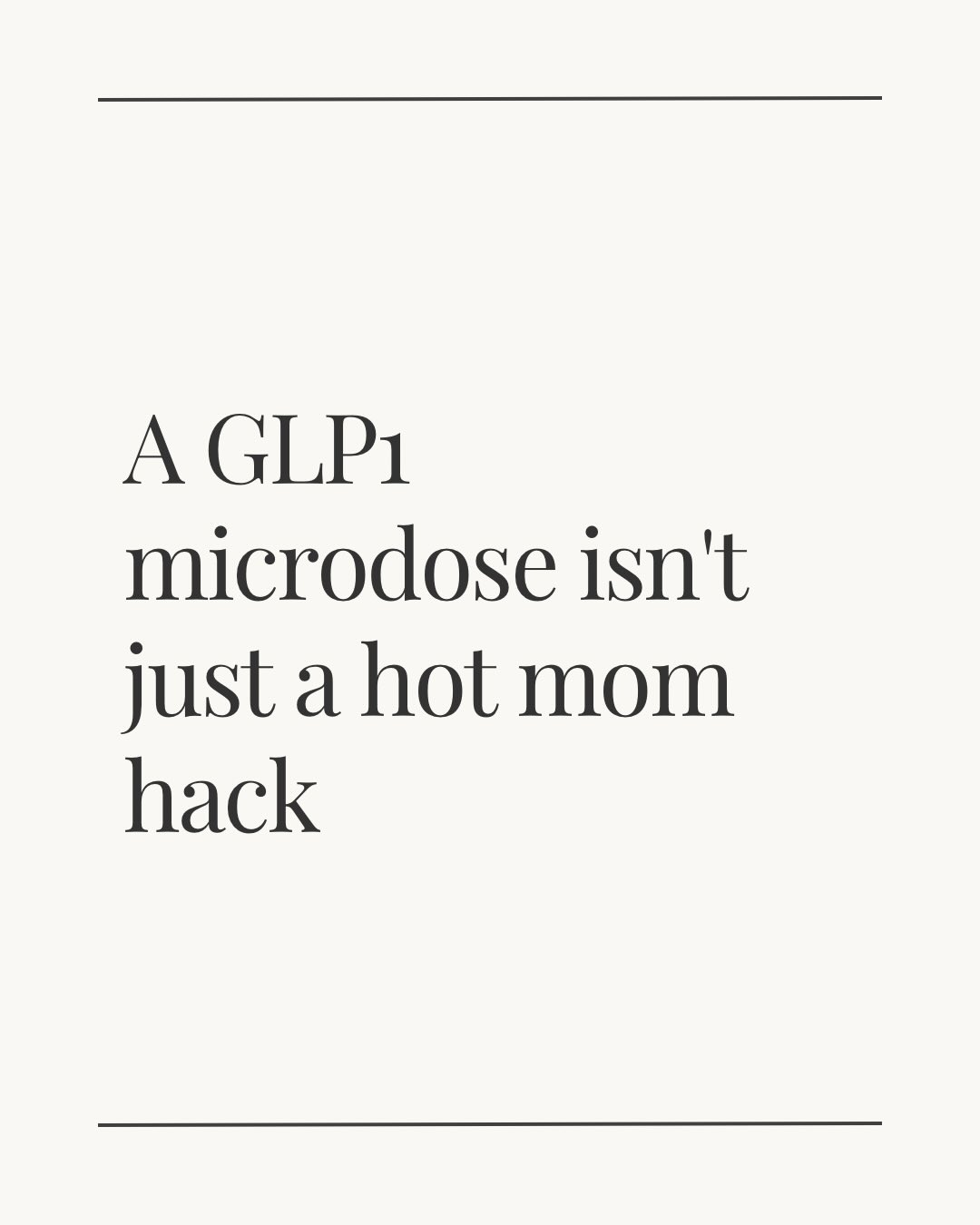 GLP-1s: A tool, not a shortcut ✨
GLP-1 medications have gotten a lot of buzz—but let’s be clear:
They are not a quick fix and they’re not magic.
They are a powerful tool when used responsibly, intentionally, and at the appropriate dose.
When paired with lifestyle support, GLP-1s can help create real, sustainable change—not just on the scale, but metabolically.
Beyond weight loss, GLP-1s can support:
• Improved insulin sensitivity
• Better blood sugar regulation
• Reduced inflammation
• Appetite and craving regulation
• Reduced food noise
• Improved metabolic flexibility
• Cardiovascular risk reduction
• Support with emotional eating patterns
• Long-term adherence to healthier habits
More is not always better.
Low doses—and even micro-dosing—can be extremely effective for many patients. The goal is not to override your physiology, but to support it.
✔️ Fewer side effects
✔️ More sustainable
✔️ Easier long-term use
✔️ Still clinically meaningful results
Convenience matters:
GLP-1 consults and follow-ups can be handled virtually, making care accessible and flexible.
Available options:
• Tirzepatide
• Semaglutide
Starting dose pricing:
💰 $200
Important disclaimer:
This content is for educational and informational purposes only and is not medical advice. GLP-1 medications are prescription therapies and may not be appropriate for everyone. Treatment decisions should always be made in consultation with a licensed medical provider after an individualized evaluation.
CTA:
If you’re curious whether GLP-1 therapy—at the right dose—could support your health goals, book a virtual consult or DM us “GLP” to learn more.
Education. Intention. Sustainability.
