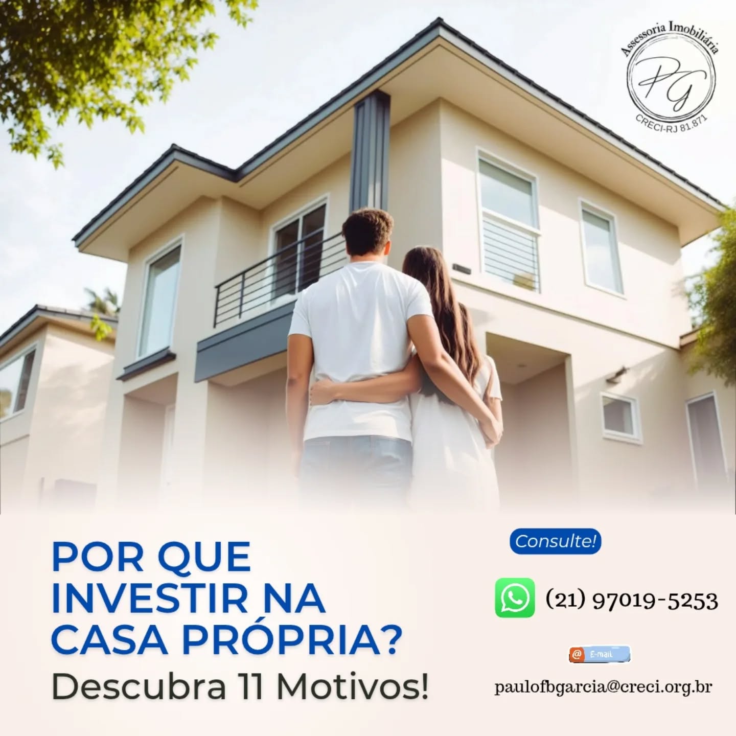 💰 Por que Investir na Casa Própria?
Descubra 11 Motivos!
1. Diga Adeus ao Aluguel
Se livrar do gasto mensal com aluguel é o desejo de muitos. O problema é que o aluguel é um investimento sem retorno.
2. Livre-se das Inseguranças
Morar de aluguel traz inseguranças, pois você nunca sabe quando terá que desocupar o imóvel.
3. Investimento Certo
Ao contrário do aluguel, a casa própria é um investimento com potencial de retorno financeiro.
4. Segurança Financeira para a Família
A casa própria proporciona segurança financeira. Você pode vendê-la ou alugá-la no futuro.
5. Gasto Previsível
O financiamento imobiliário tem condições conhecidas desde o início, tornando os gastos previsíveis.
6. Possibilidade de Adaptação
Na casa própria, você tem liberdade para personalizar o espaço como desejar.
7. Independência
A casa própria traz independência, permitindo que você defina suas próprias regras e estilo de vida.
8. Espaço Maior
Com financiamentos acessíveis, você pode sair de um espaço alugado pequeno para uma casa ou apartamento maior pelo mesmo valor que pagaria de aluguel.
9. Sua Casa, Suas Regras
Na casa própria, você pode fazer alterações conforme desejar. É sua casa, do seu jeito.
10. Tenha um Pet
Ter animais de estimação em imóveis alugados pode ser um problema devido a restrições dos proprietários.
11. Comece com Facilidade
Com as diversas opções de financiamento disponíveis, você não precisa ter todo o valor da compra no momento.
Comece sua jornada rumo à casa dos seus sonhos agora mesmo!
Entre em contato.
#CasaPrópria #InvestimentoImobiliário #SegurançaFinanceira